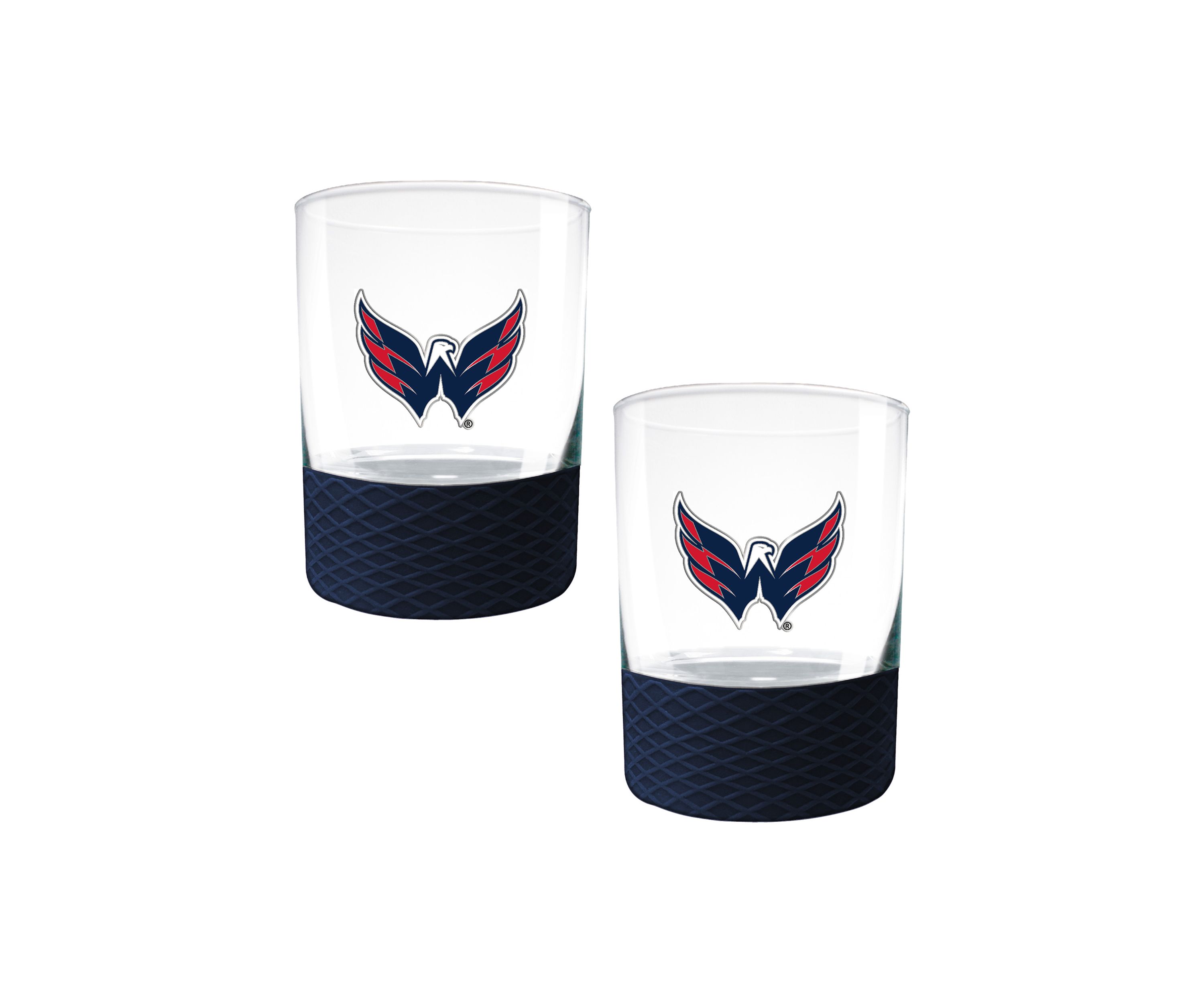 NHL Capitals 2-Piece Commissioner Glass Set