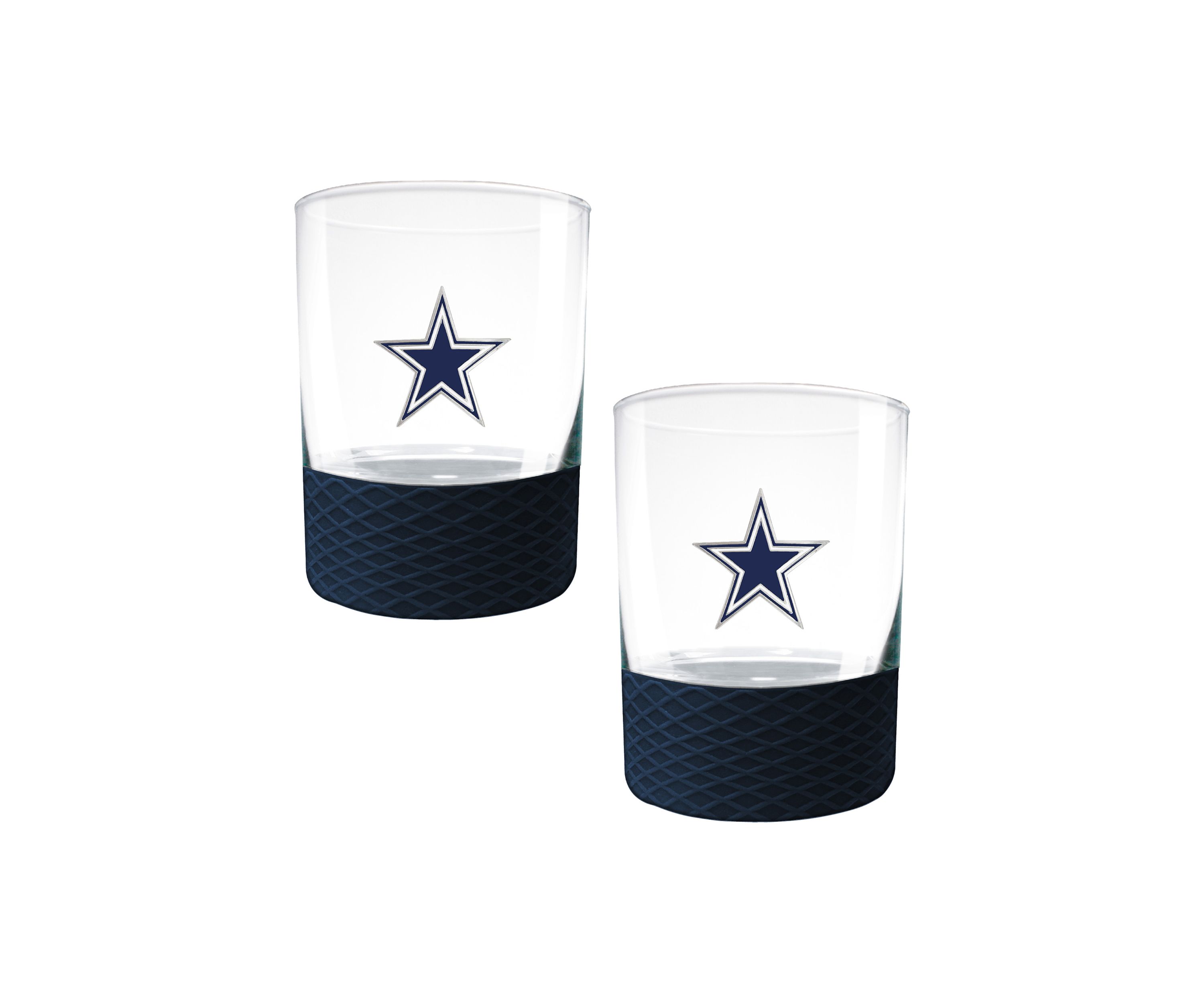 NFL Dallas Cowboys 2-Piece Commissioner Glass Set