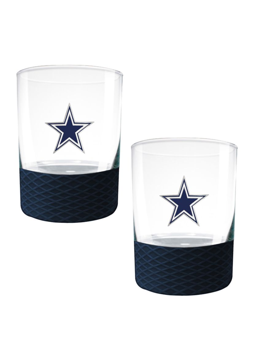 NFL Dallas Cowboys 2-Piece Commissioner Glass Set