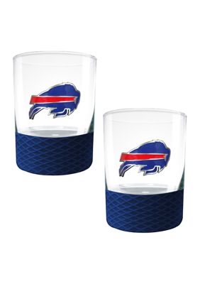 Great American Products NFL Buffalo Bills 2-Piece Commissioner Glass Set, 15 Ounces