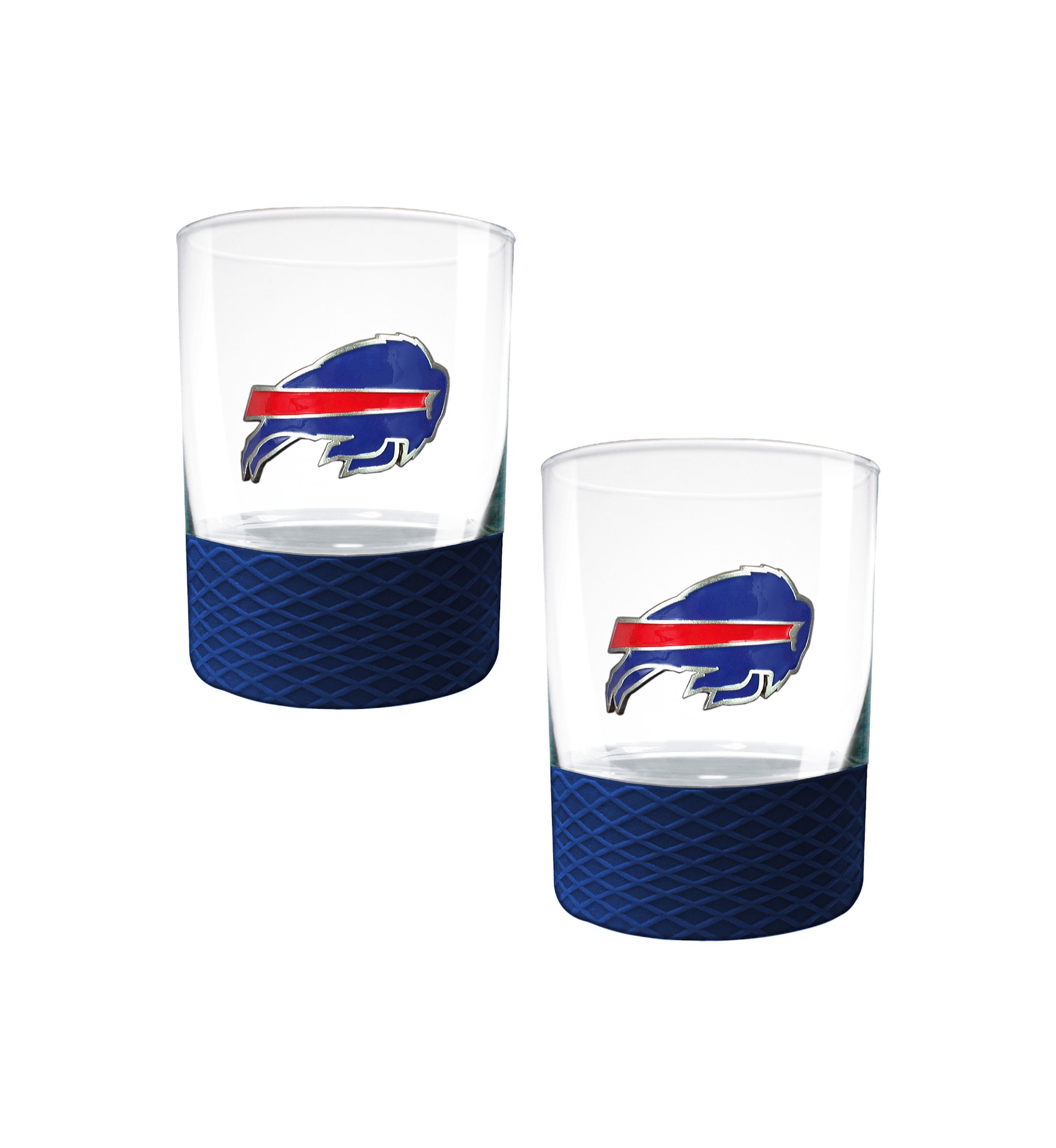 NFL Buffalo Bills 2-Piece Commissioner Glass Set