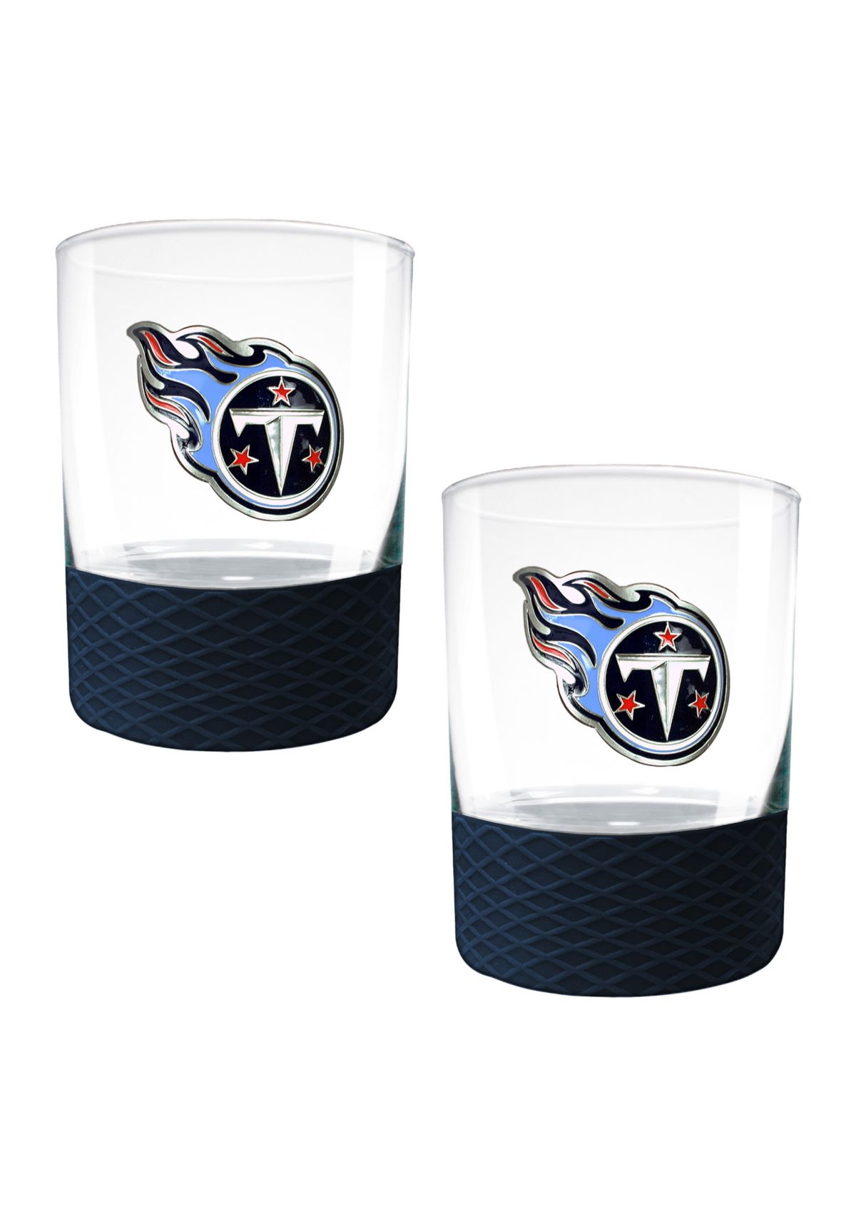 NFL Tennessee Titans 2-Piece Commissioner Glass Set