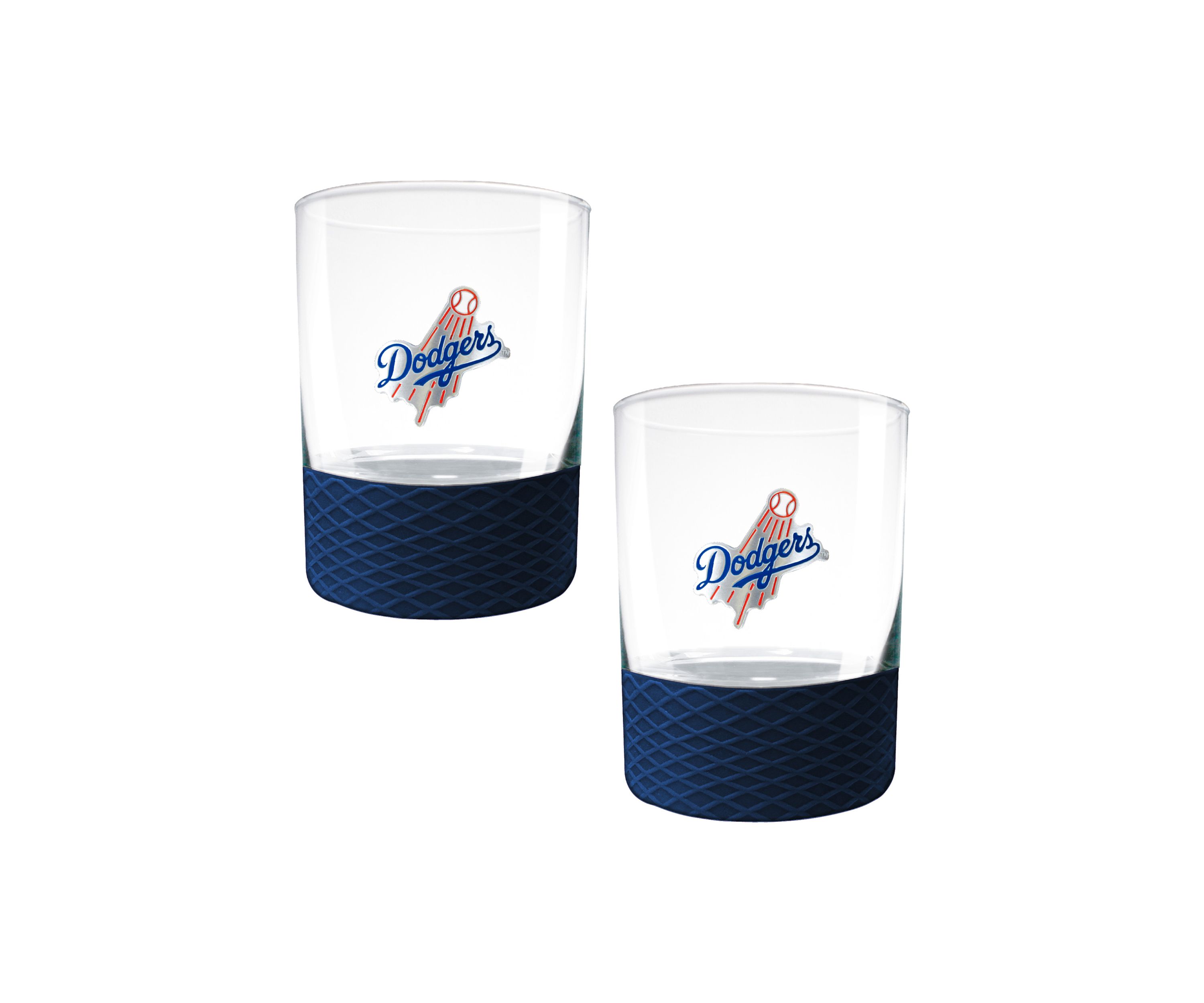 MLB Los Angeles Dodgers 2-Piece Commissioner Glass Set