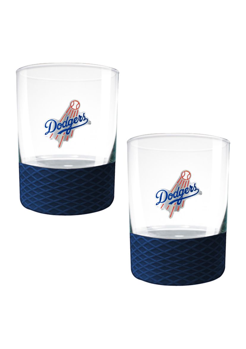 MLB Los Angeles Dodgers 2-Piece Commissioner Glass Set