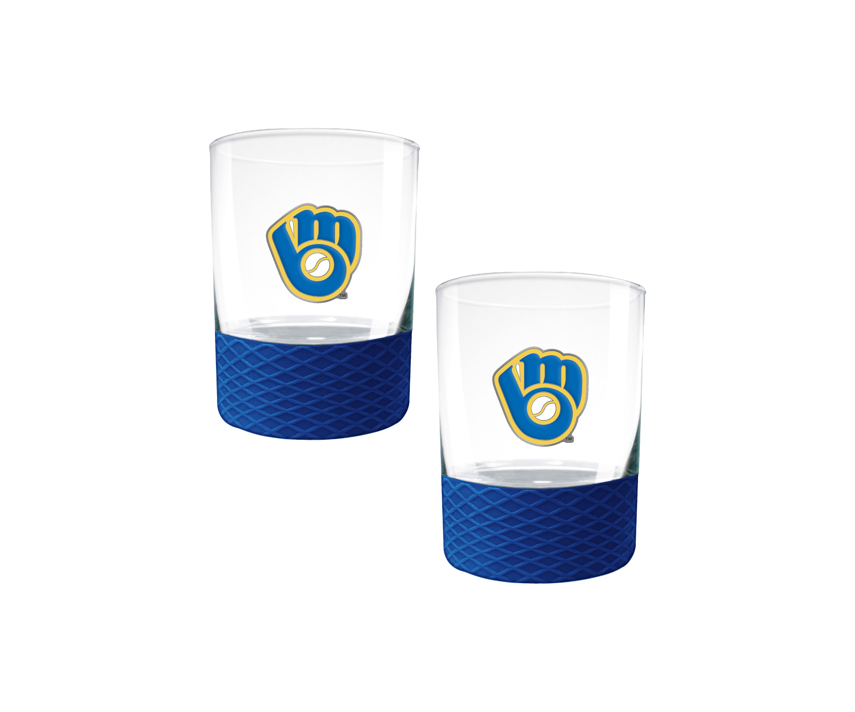 NFL Milwaukee Brewers 2-Piece Commissioner Glass Set