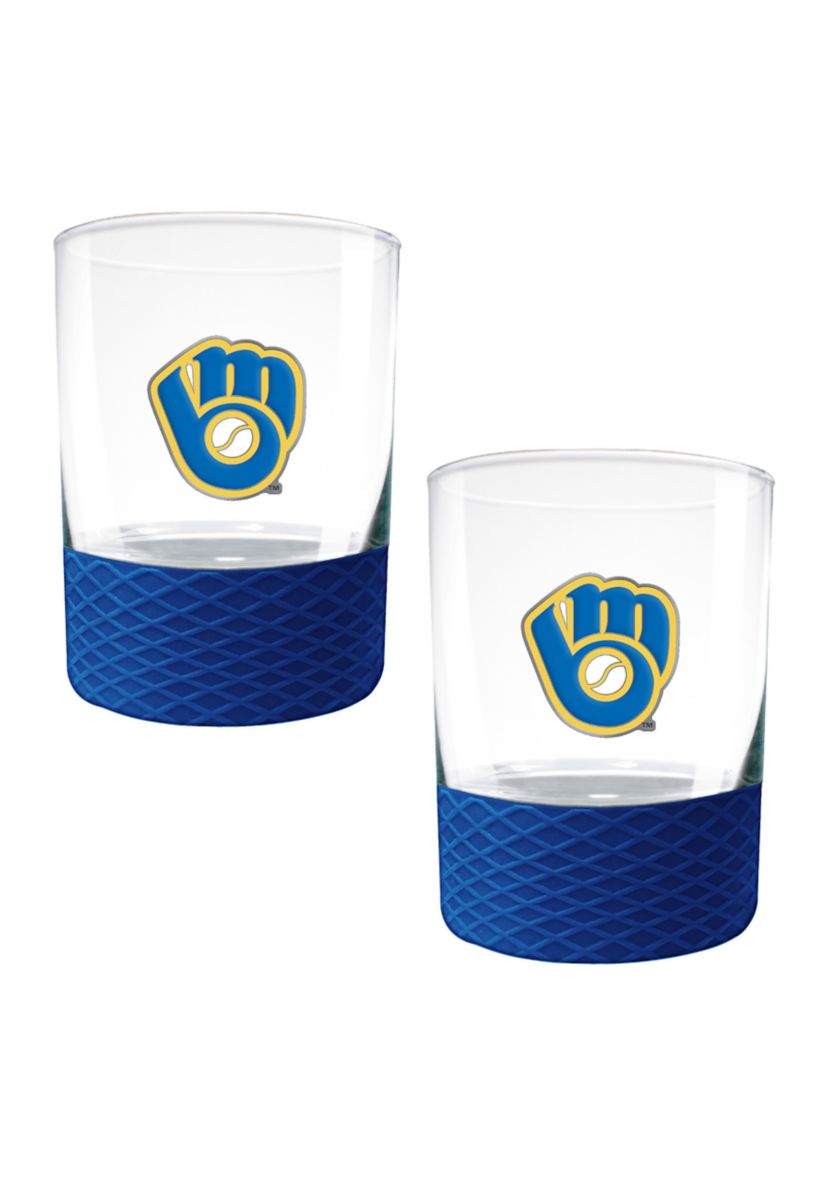 NFL Milwaukee Brewers 2-Piece Commissioner Glass Set