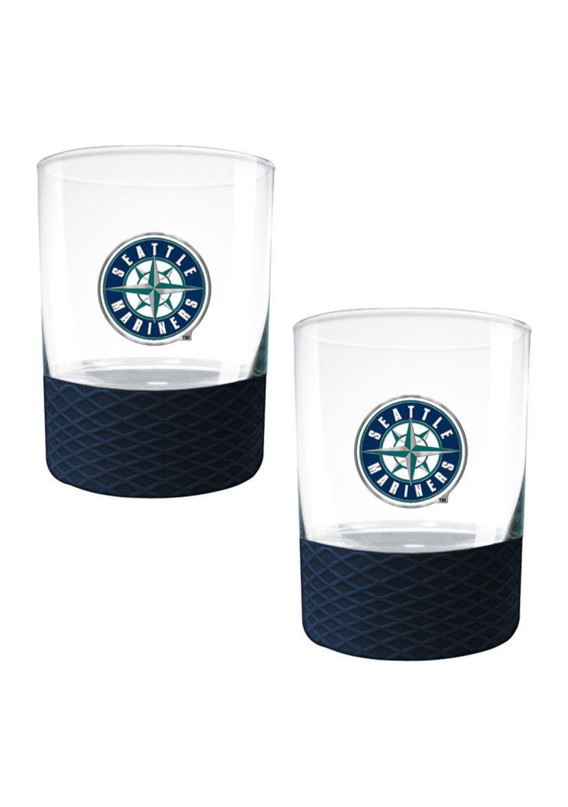 MLB Seattle Mariners 2-Piece Commissioner Glass Set