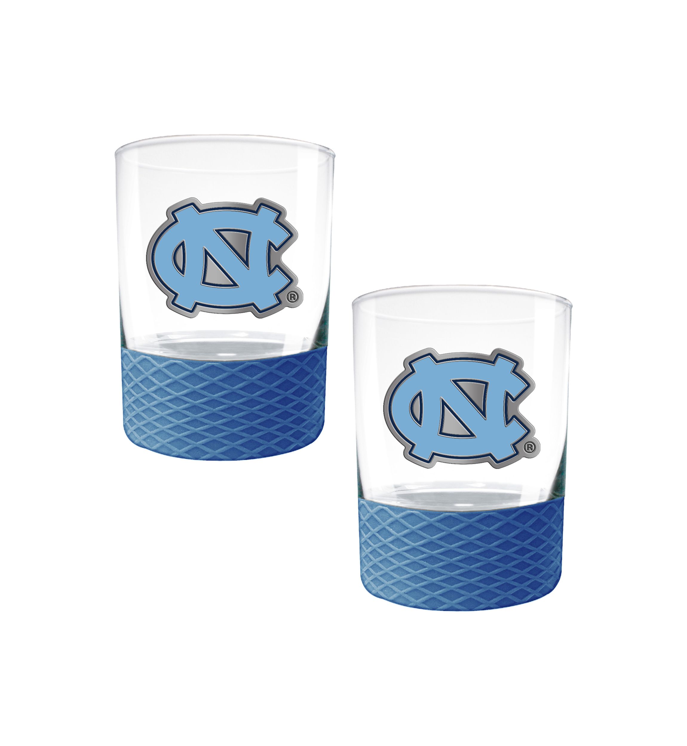 NCAA North Carolina Tar Heels Commissioner Shot Glass Set of 2