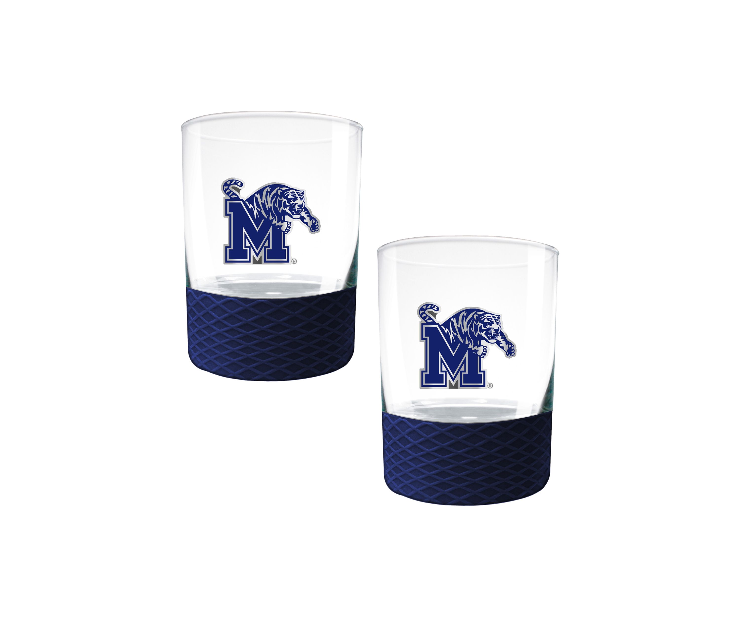 NCAA  Memphis Tigers Commissioner Shot Glass Set of 2