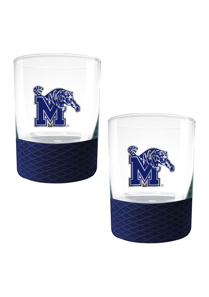 NCAA  Memphis Tigers Commissioner Shot Glass Set of 2