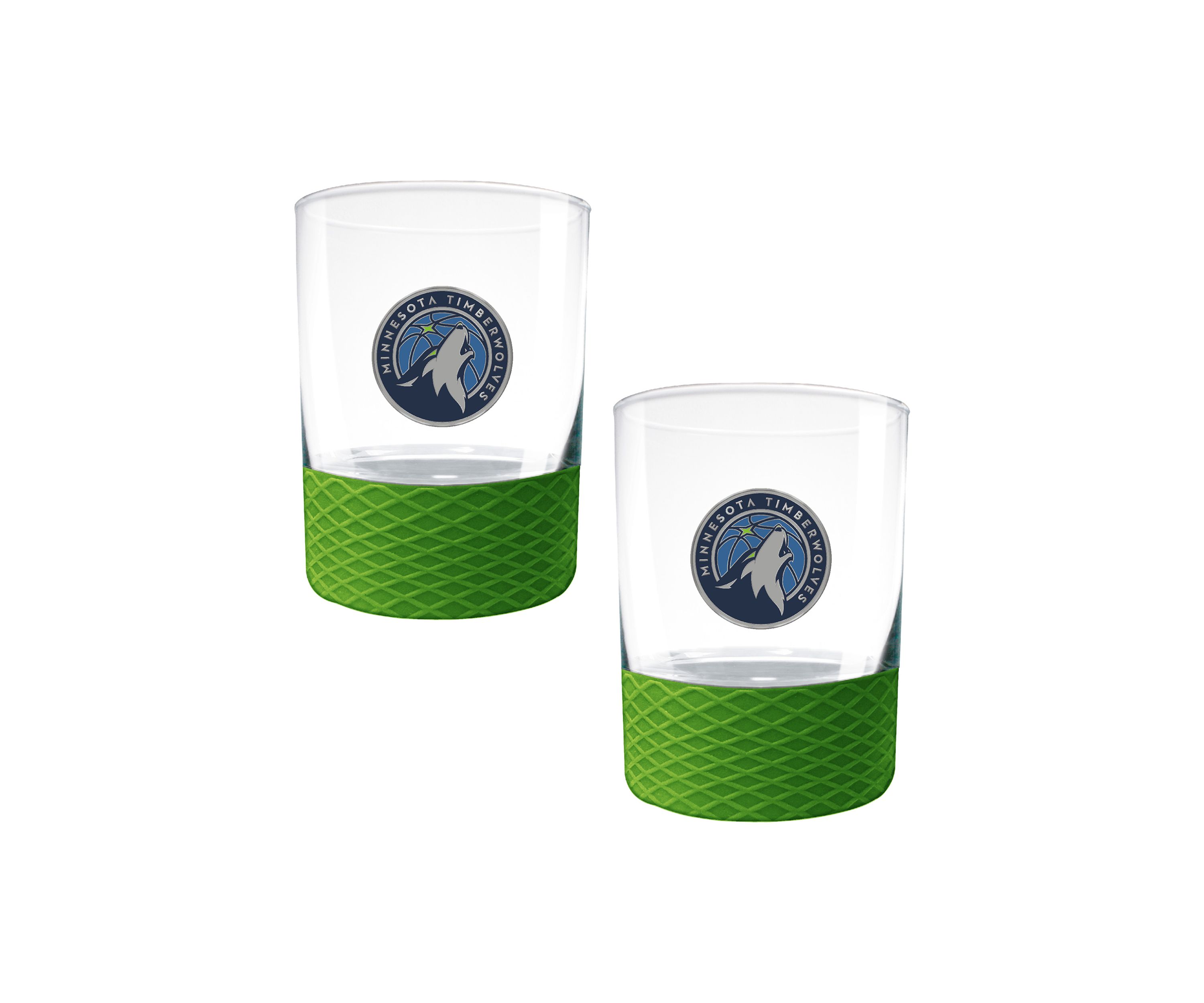 NBA Minnesota Timberwolves Commissioner Glass Set of 2