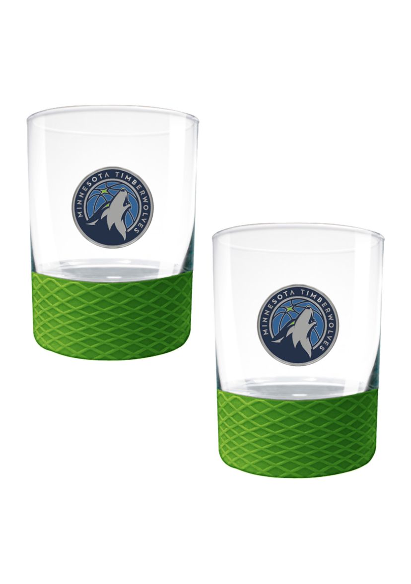 NBA Minnesota Timberwolves Commissioner Glass Set of 2