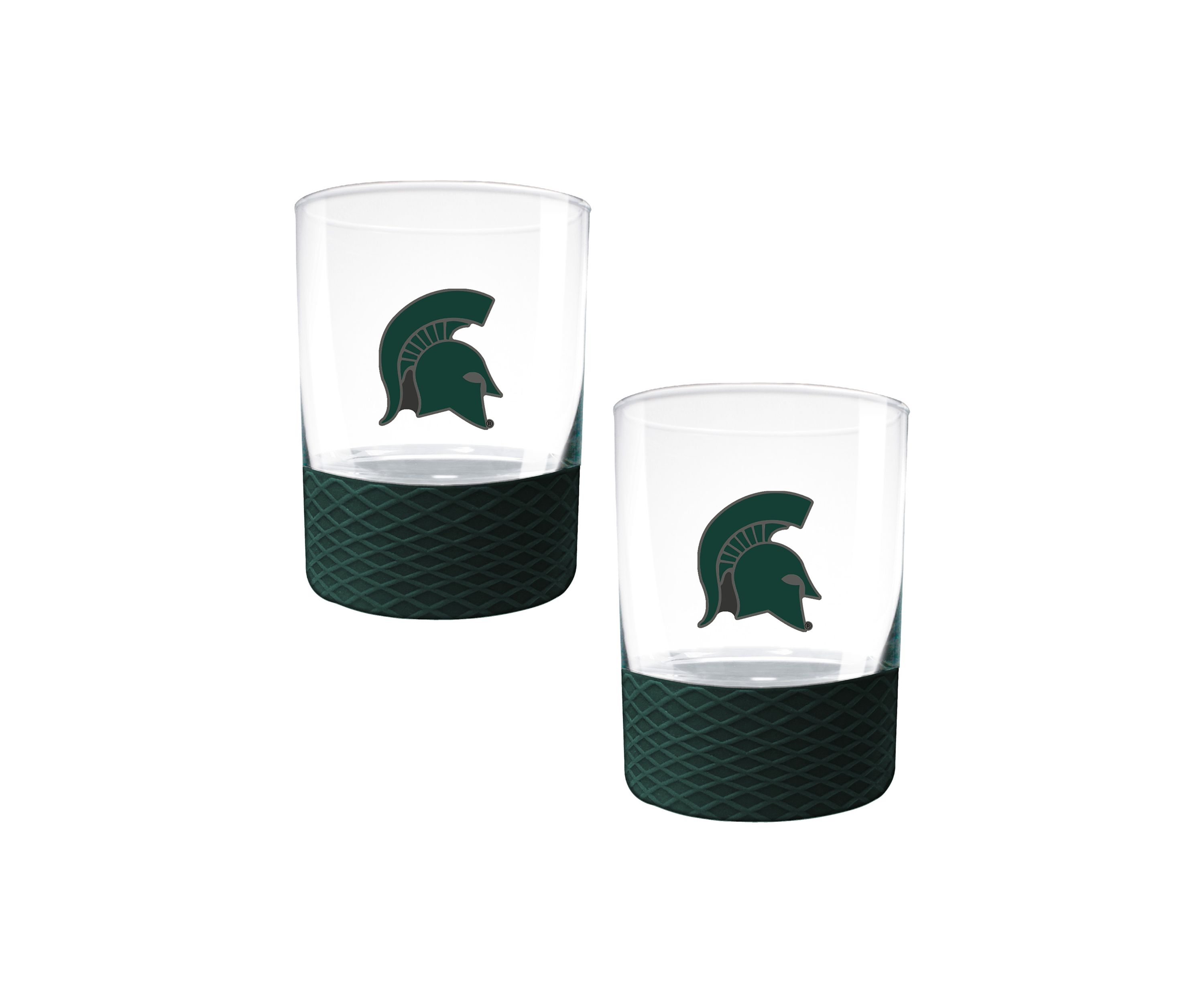 NCAA Michigan State Spartans Commissioner Shot Glass Set of 2