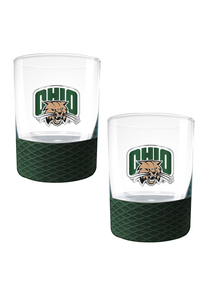 NCAA Ohio Bobcats Commissioner Shot Glass Set of 2