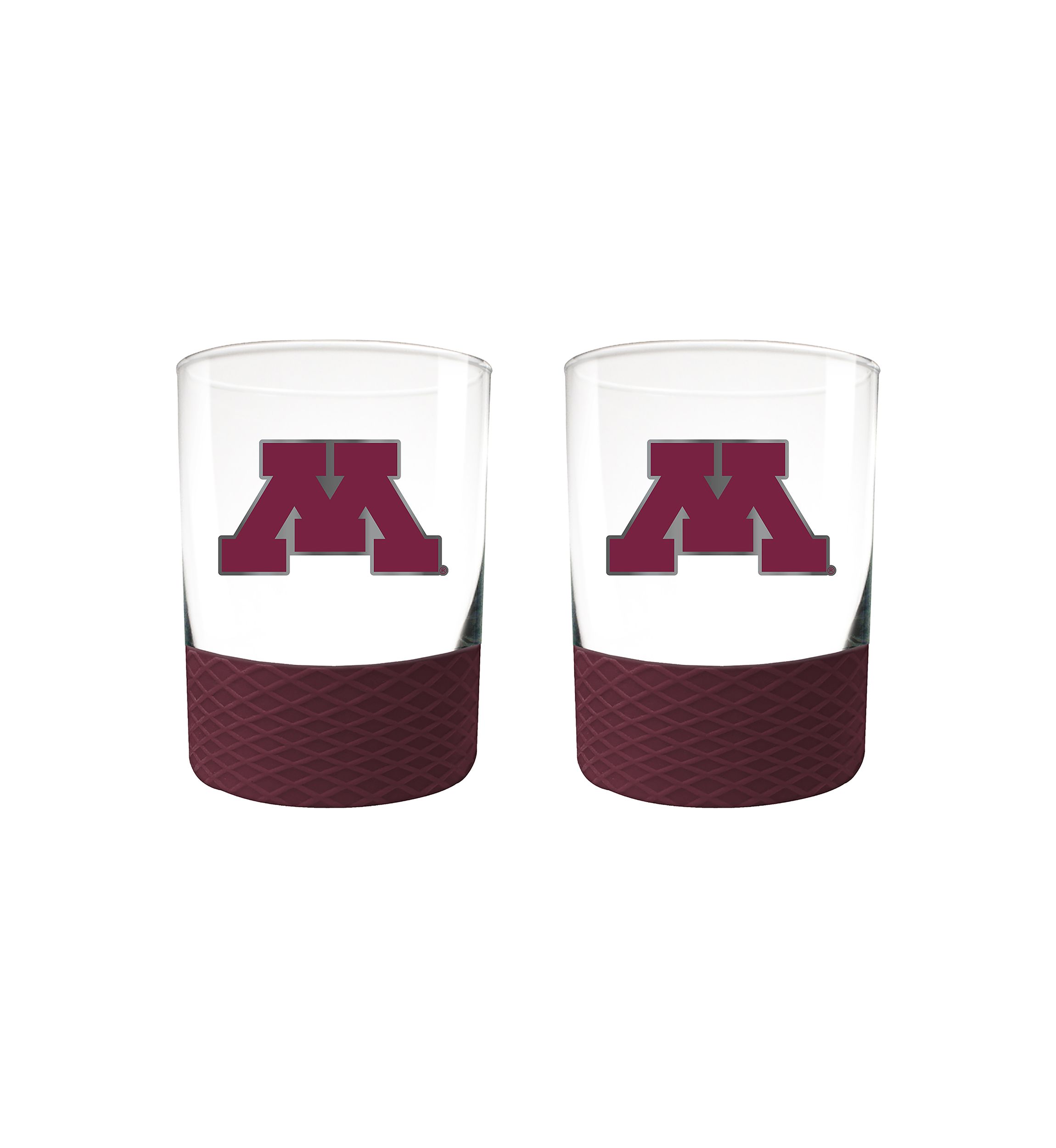 NCAA Minnesota Golden Gophers Commissioner Shot Glass Set of 2