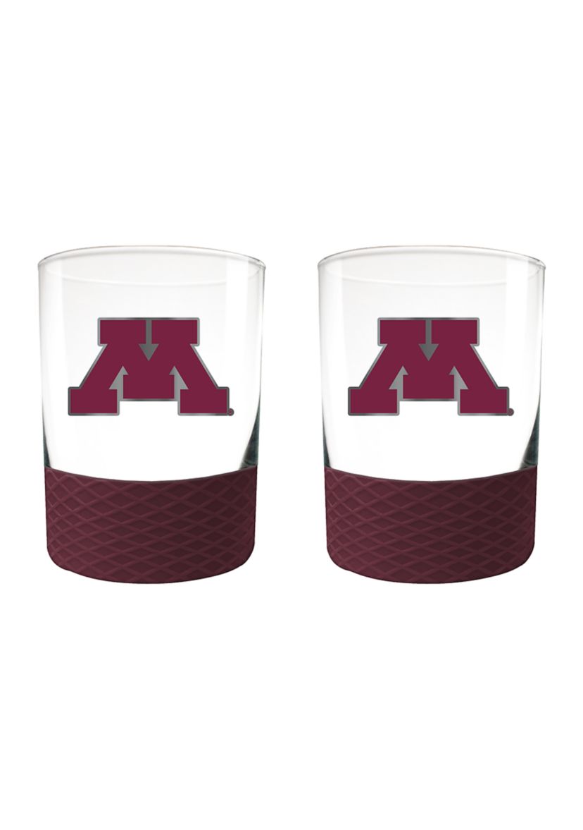 NCAA Minnesota Golden Gophers Commissioner Shot Glass Set of 2