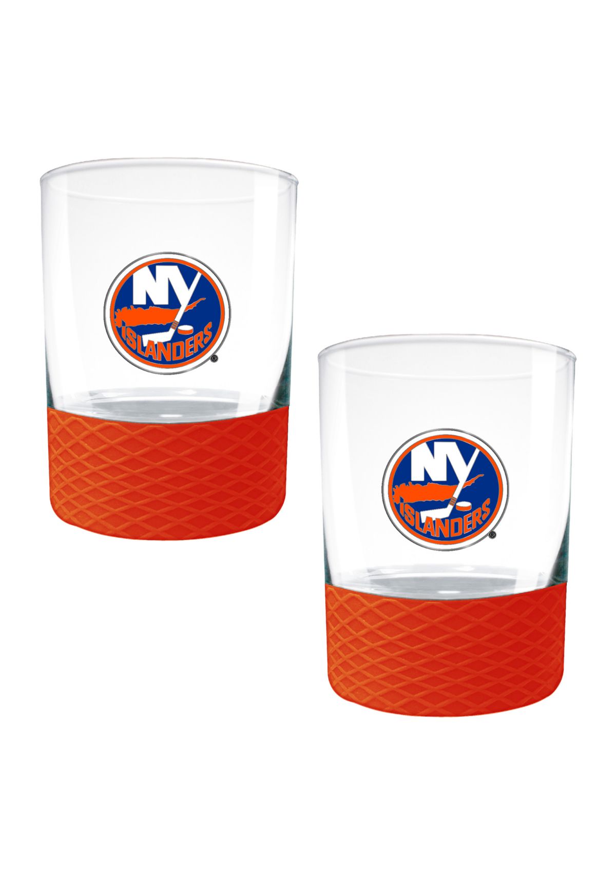 NHL Islanders 2-Piece Commissioner Glass Set