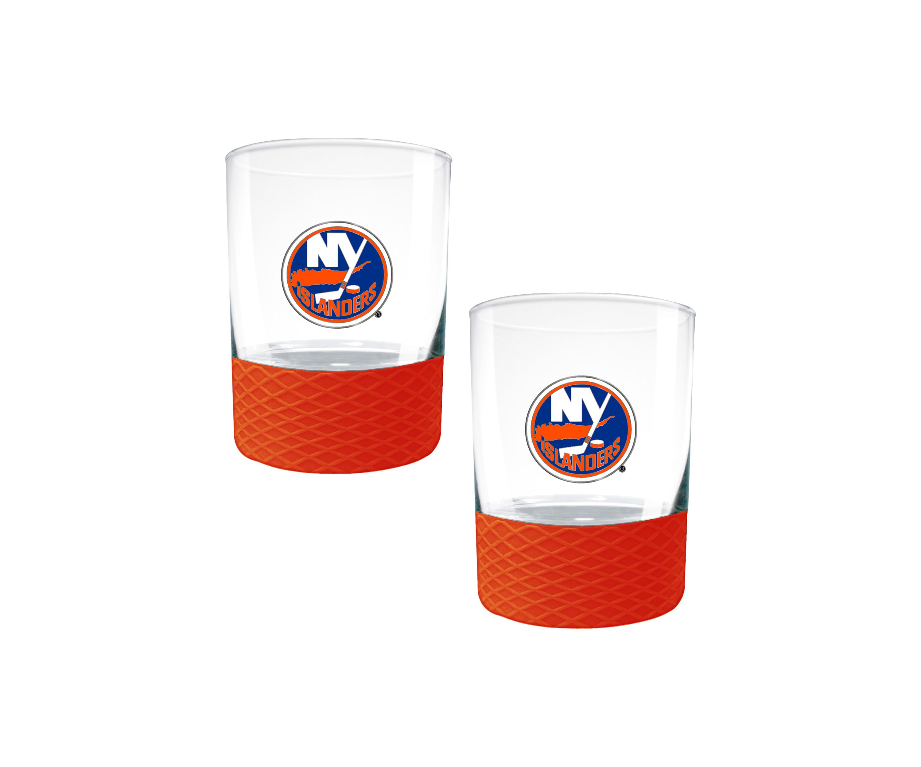 NHL Islanders 2-Piece Commissioner Glass Set