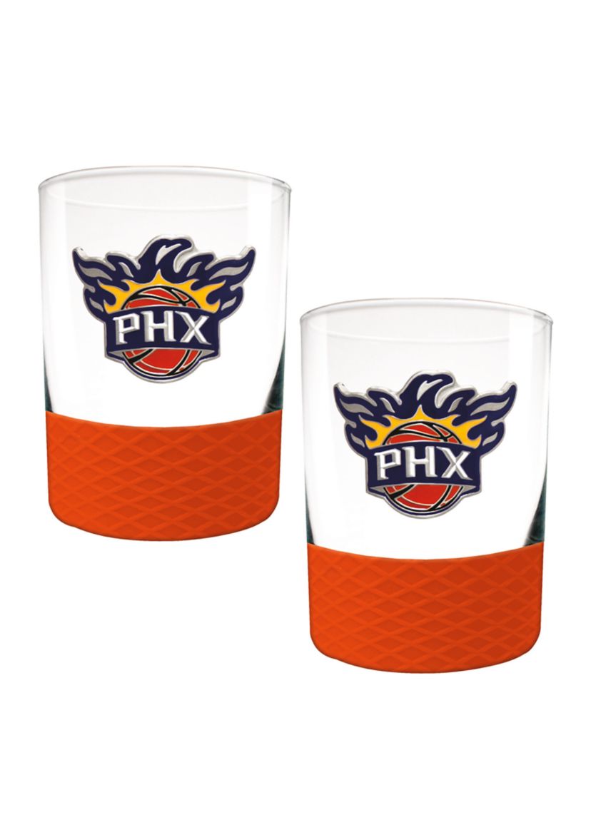 NBA Phoenix Suns 2-Piece Commissioner Glass Set