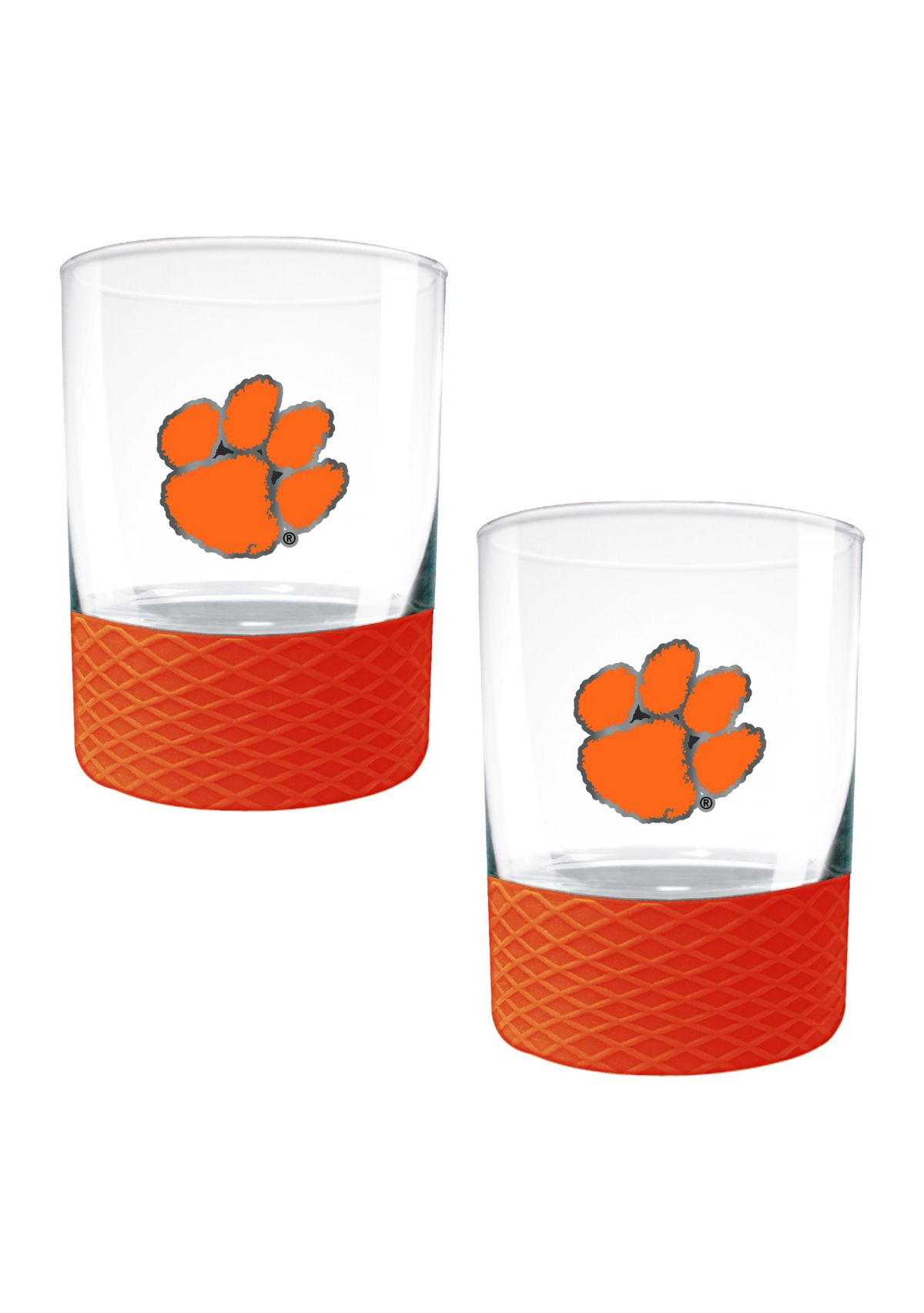 NCAA Clemson Tigers 2-Piece Commissioner Shot Glass Set
