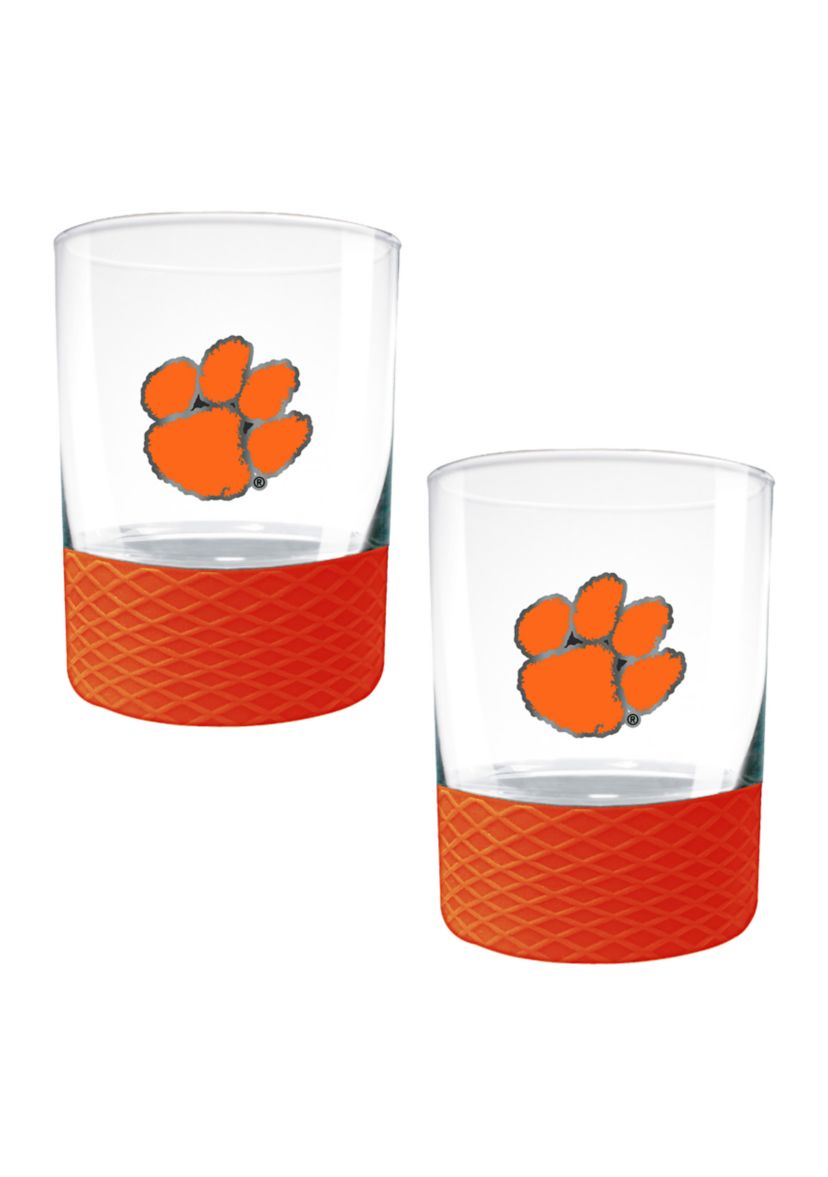 NCAA Clemson Tigers 2-Piece Commissioner Shot Glass Set