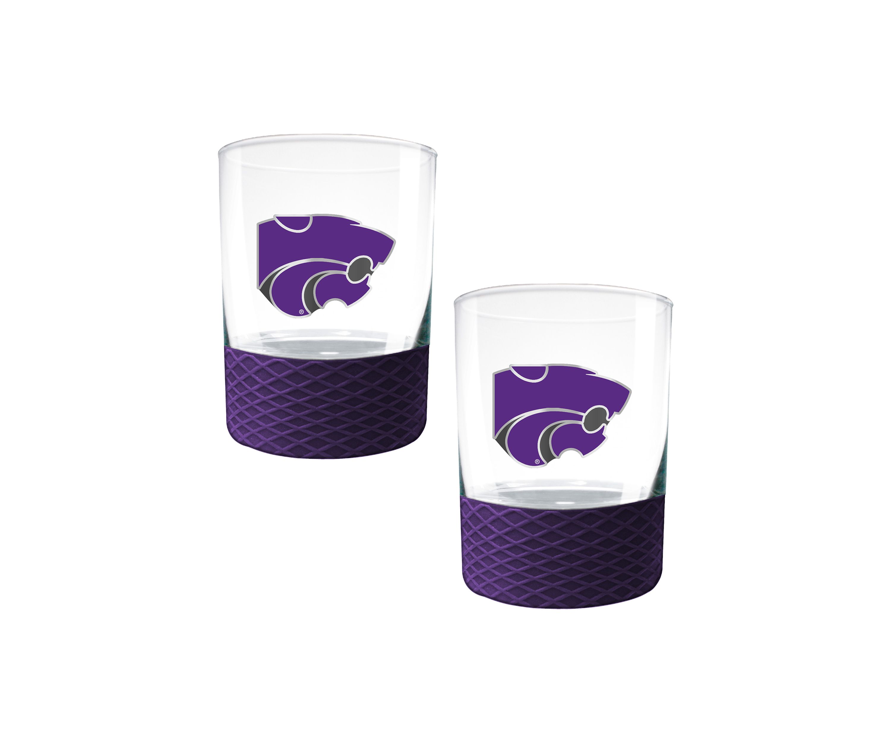 NCAA Kansas State Wildcats 2-Piece Commissioner Shot Glass Set