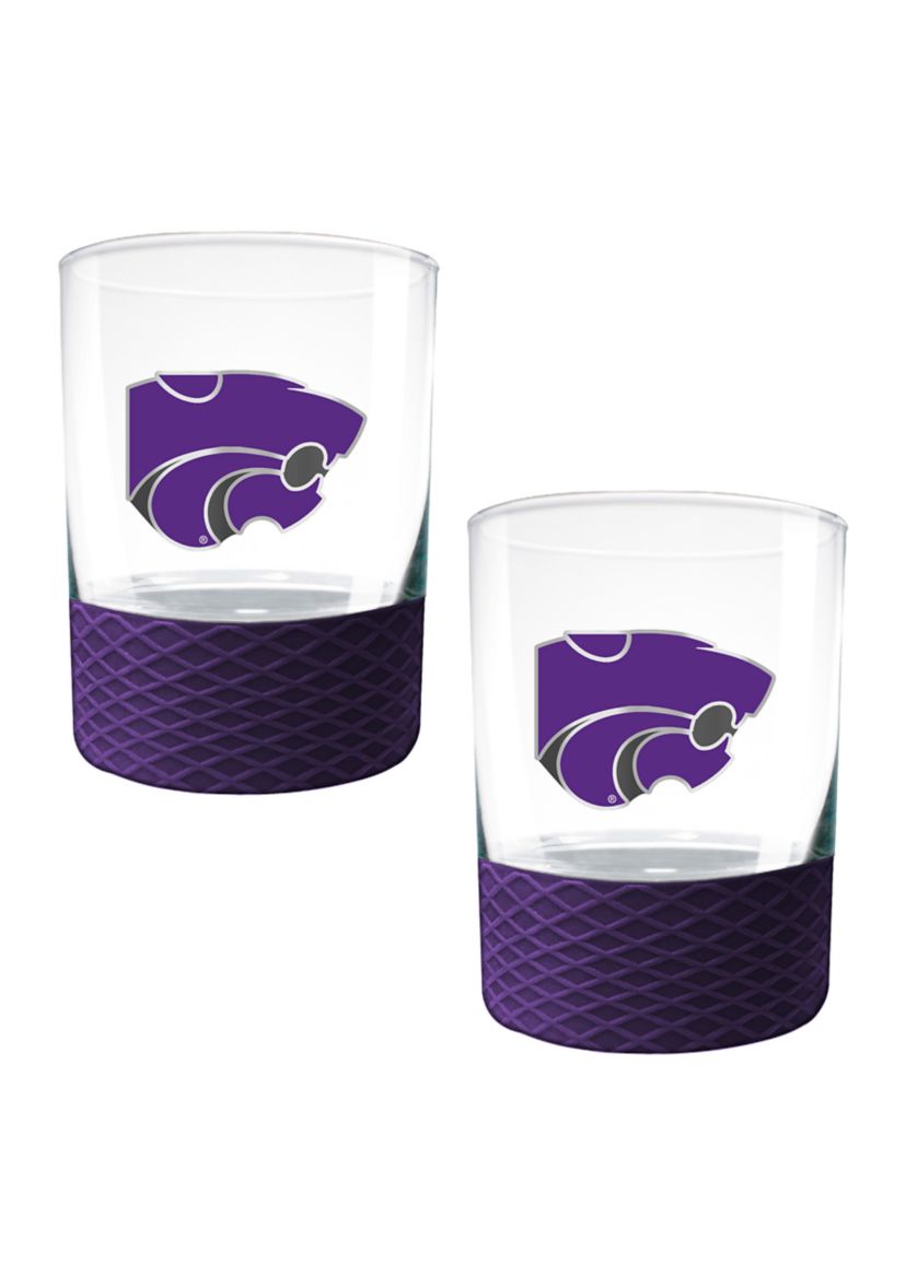 NCAA Kansas State Wildcats 2-Piece Commissioner Shot Glass Set