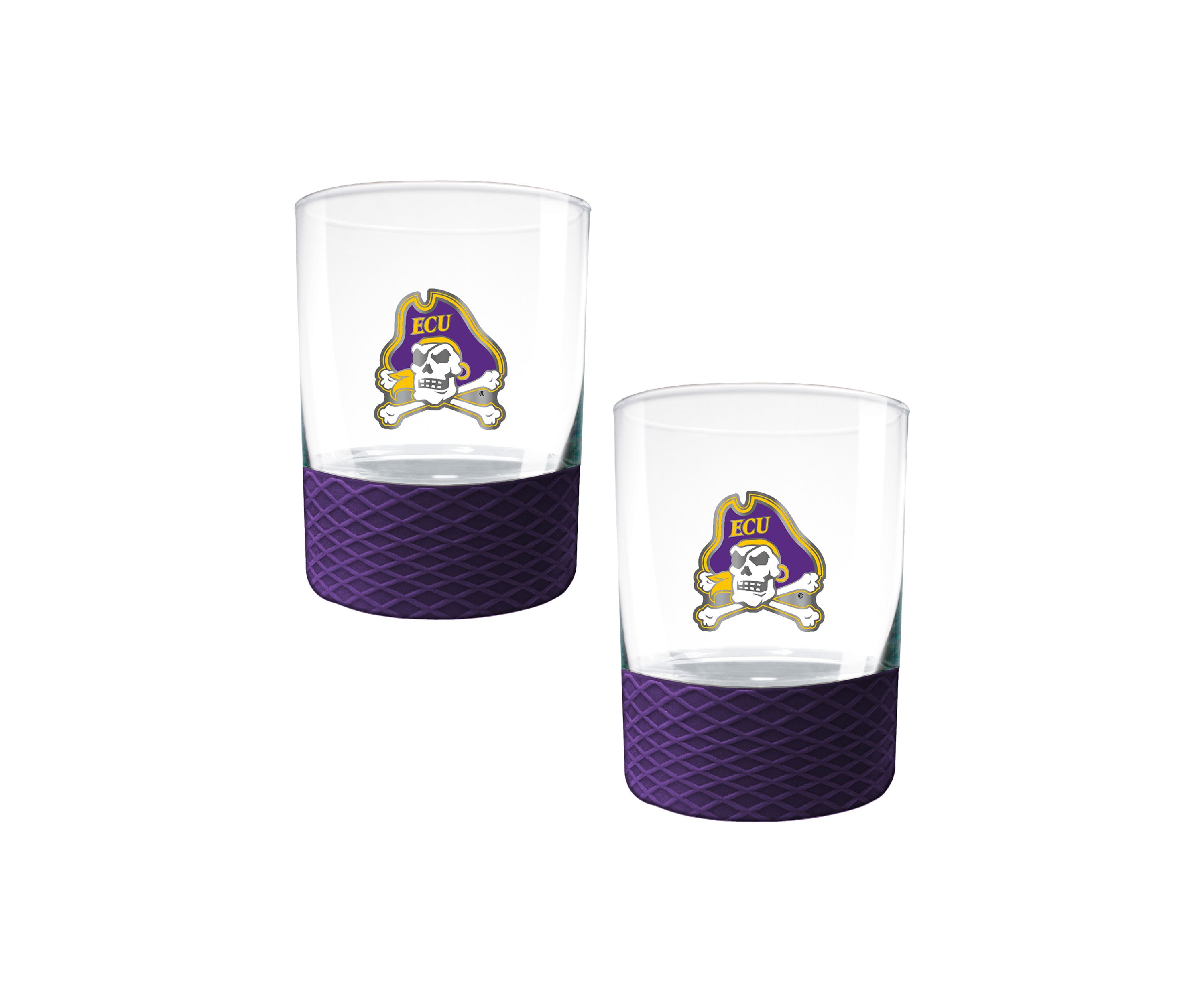 NCAA East Carolina Pirates 2-Piece Commissioner Shot Glass Set