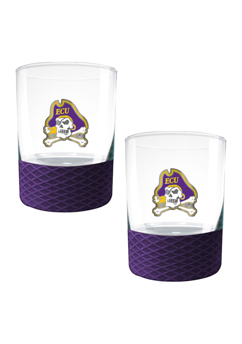 NCAA East Carolina Pirates 2-Piece Commissioner Shot Glass Set