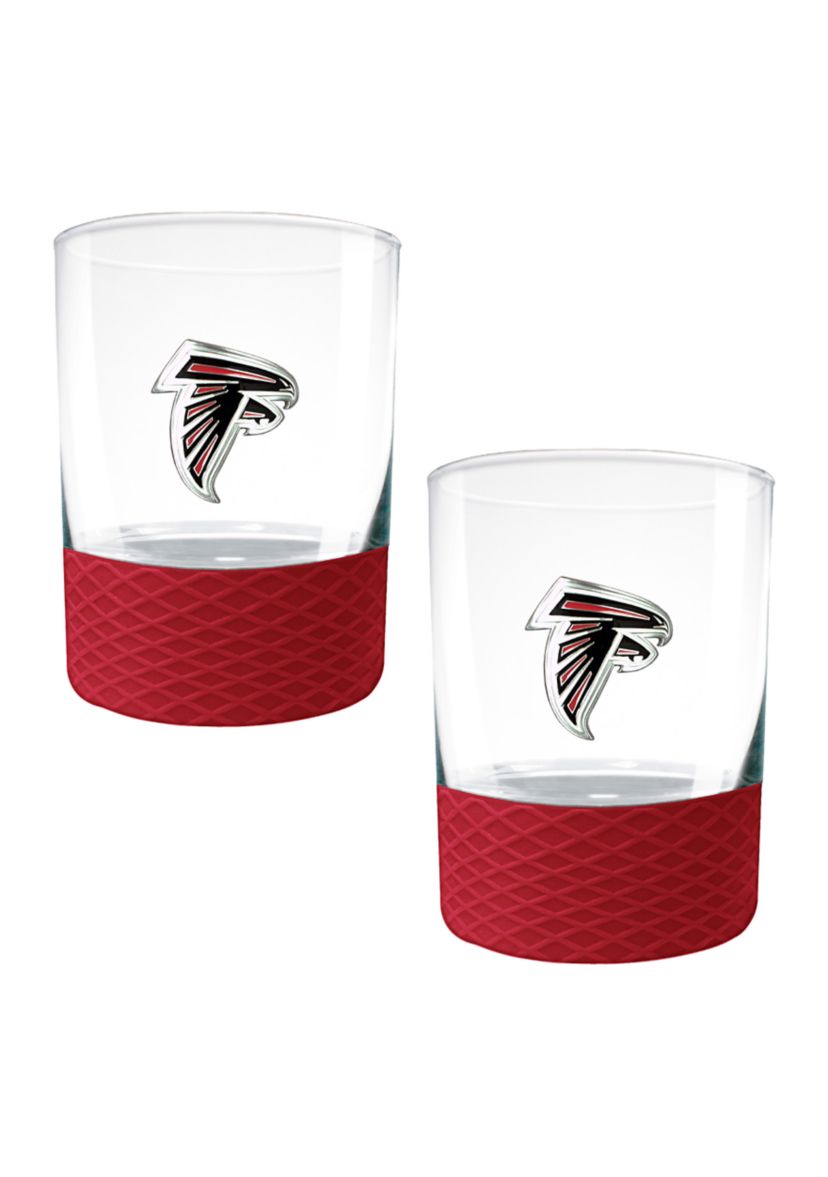NFL Atlanta Falcons 2-Piece Commissioner Glass Set