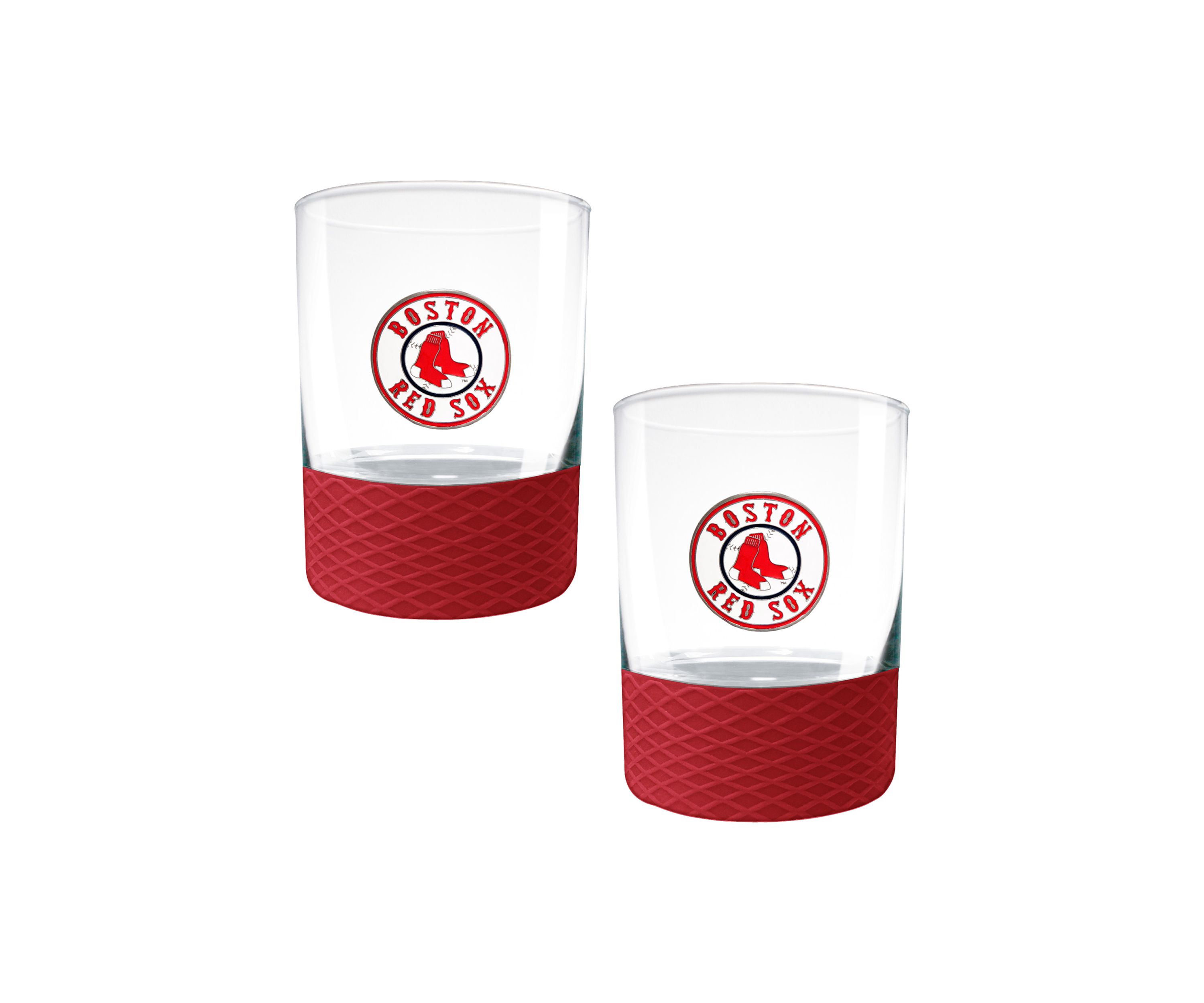 MLB Boston Red Sox Commissioner Glass Set of 2