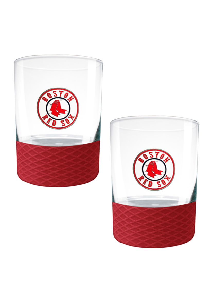 MLB Boston Red Sox Commissioner Glass Set of 2