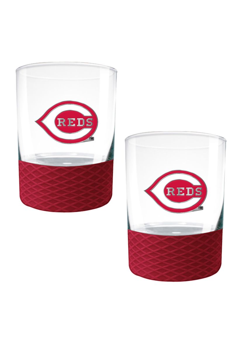 MLB Cincinnati Reds Commissioner Glass Set of 2