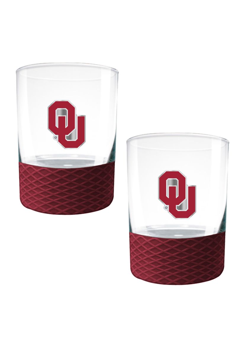 NCAA Oklahoma Sooners Commissioner Shot Glass Set of 2