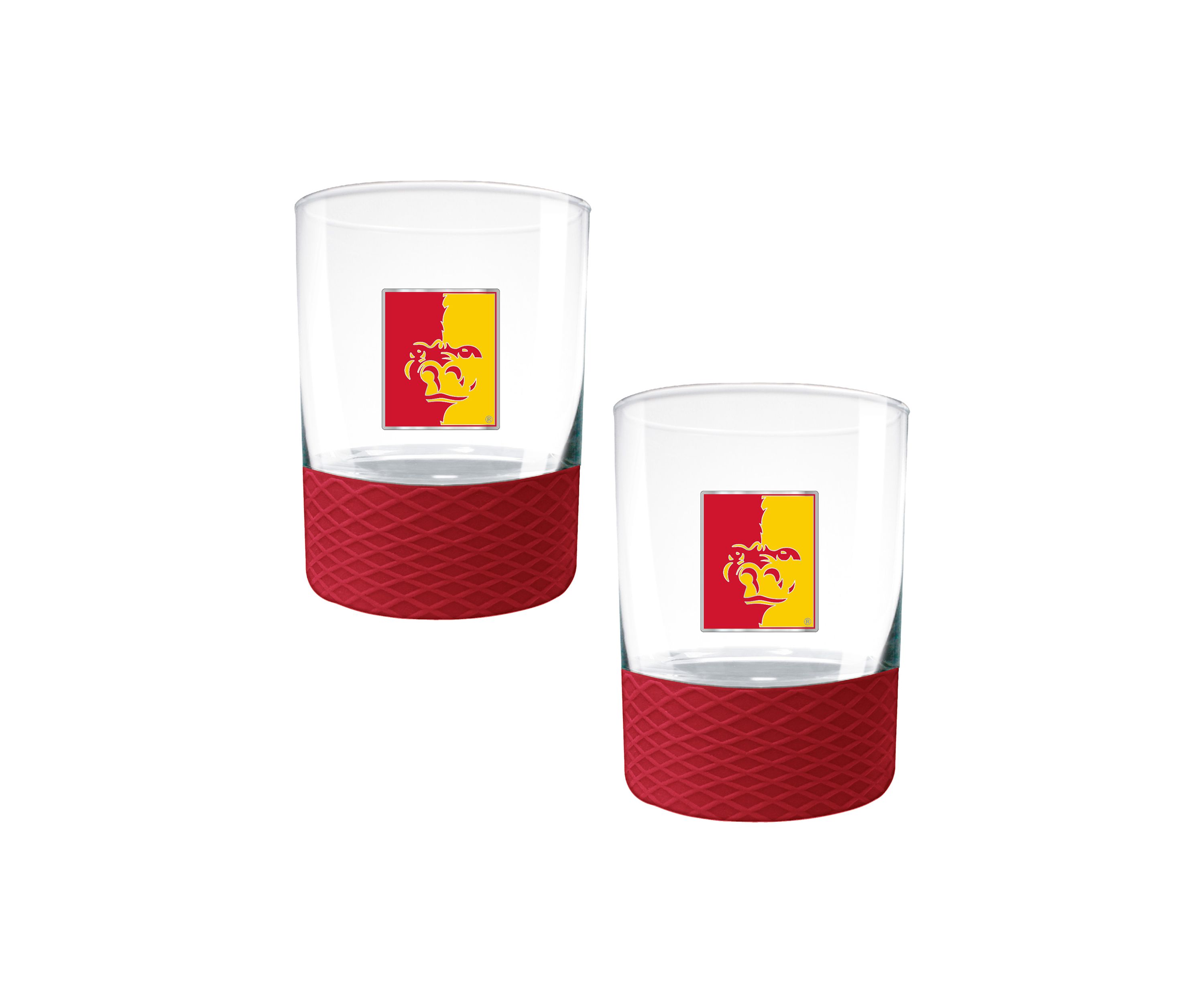 NCAA Pittsburg State Gorillas Commissioner Shot Glass Set of 2