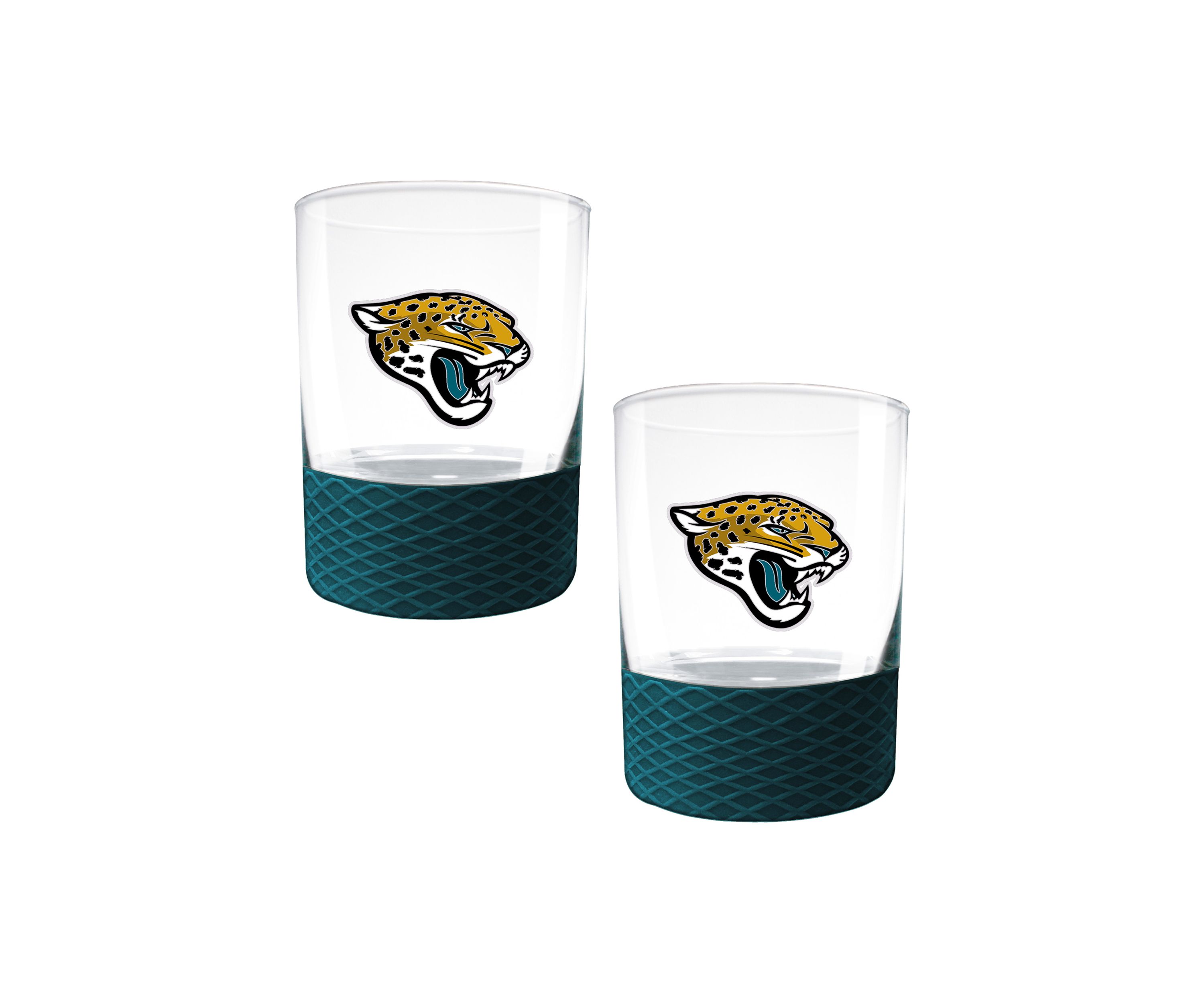 NFL Jacksonville Jaguars Commissioner Glass Set of 2