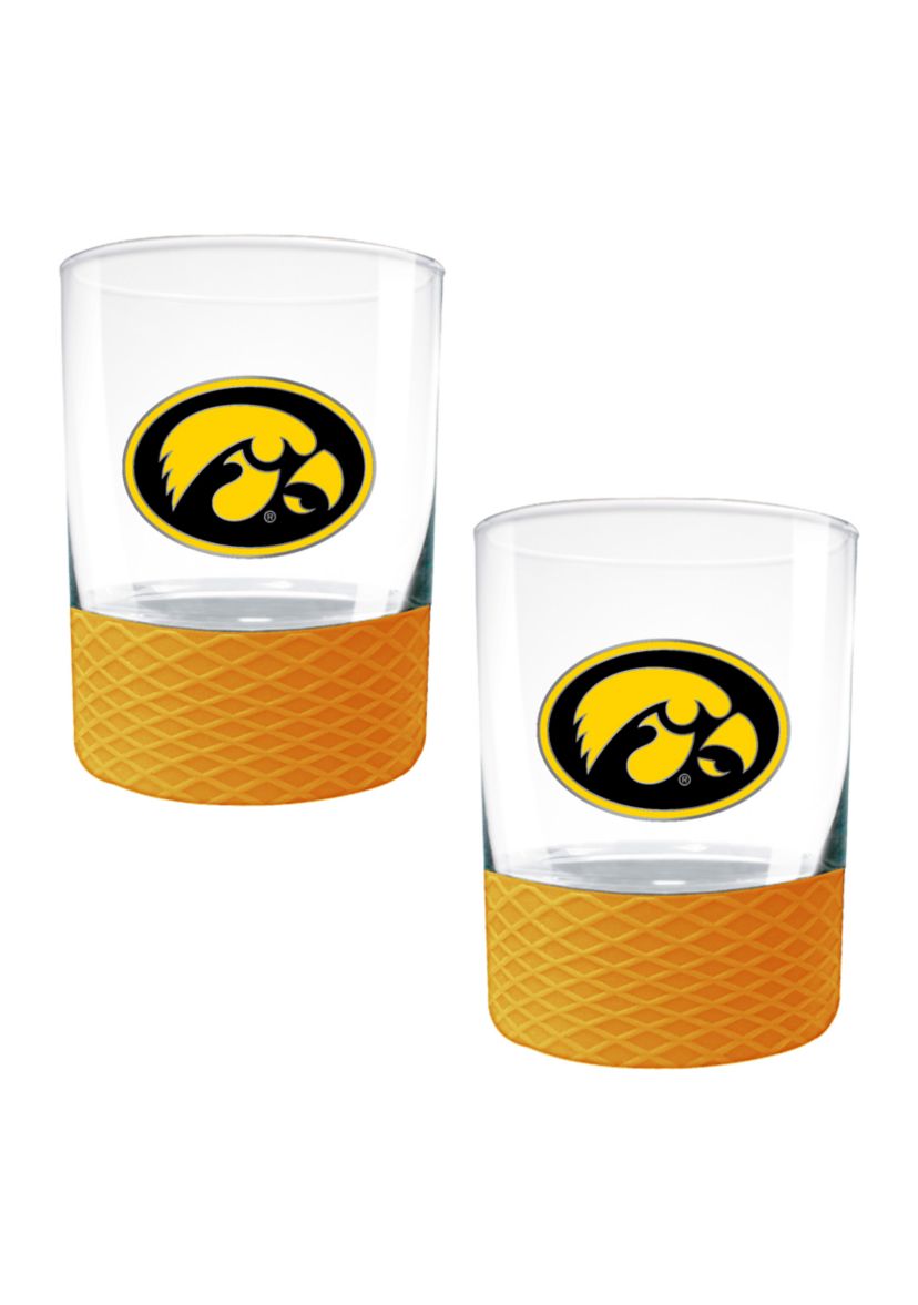 NCAA Iowa Hawkeyes Commissioner Shot Glass Set of 2