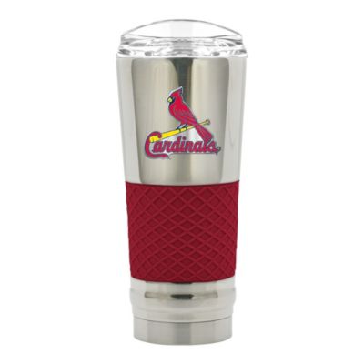 Great American Products MLB St. Louis Cardinals 24oz Chrome Stainless Steel Tumbler, Silver -  0195568551047