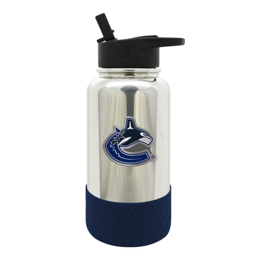 NHL Vancouver Canucks 32oz Chrome Water Bottle