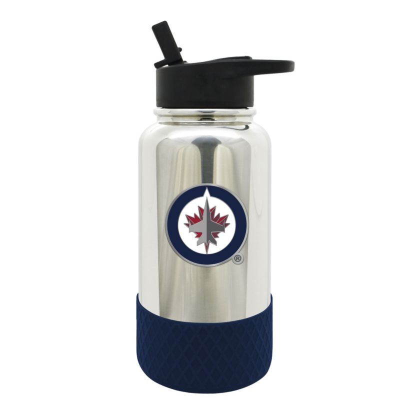 NHL Winnipeg Jets 32oz Chrome Water Bottle