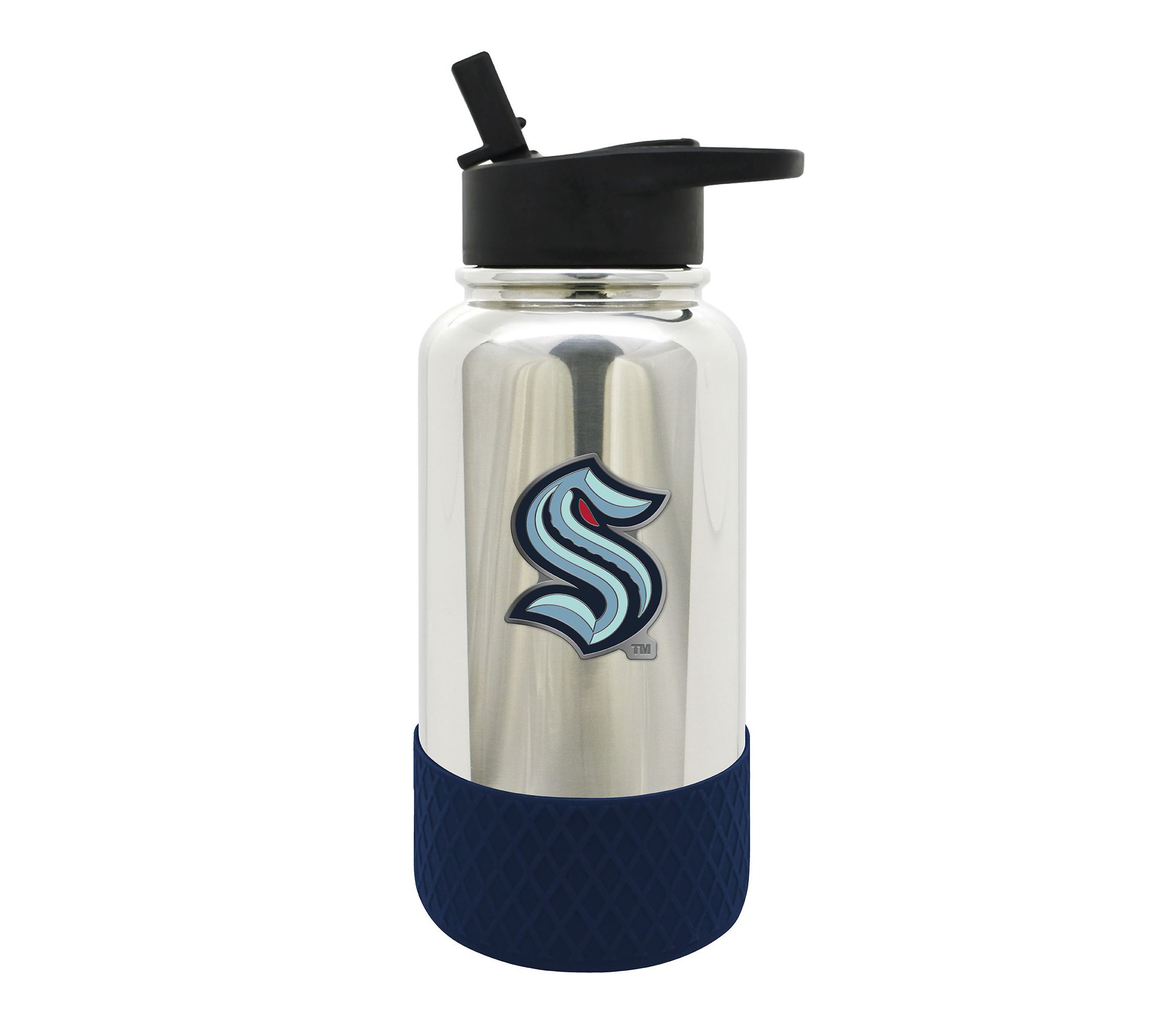 NHL Seattle Kraken 32oz Chrome Water Bottle