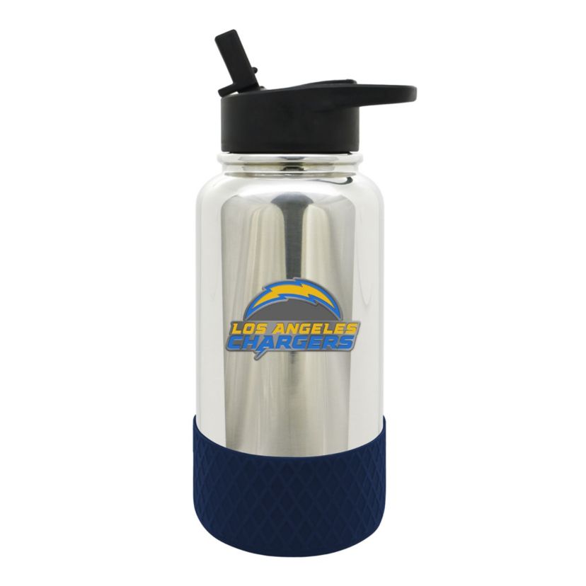 NFL Los Angeles Chargers 32oz Chrome Water Bottle