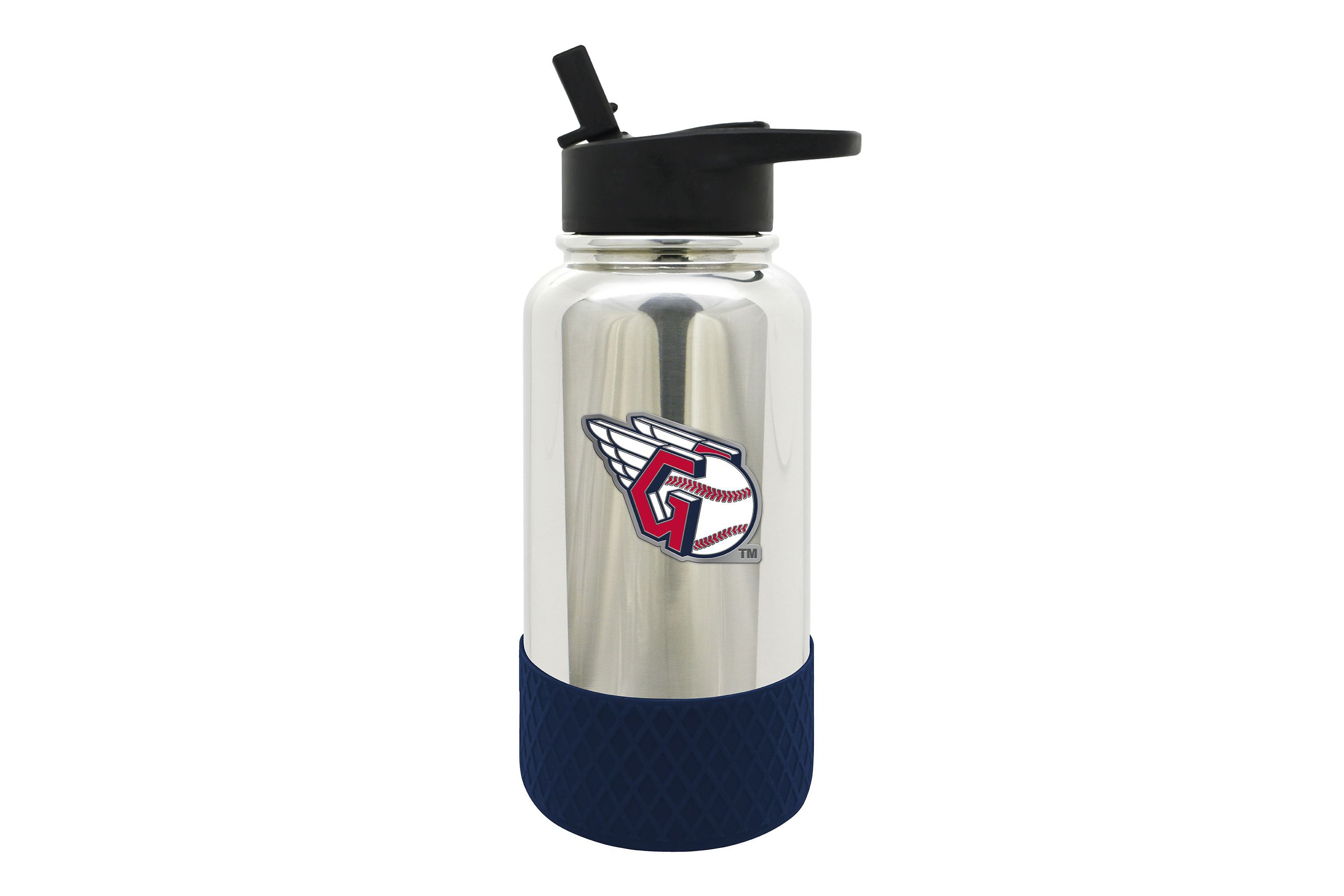 MLB Cleveland Guardians 32oz Chrome Water Bottle
