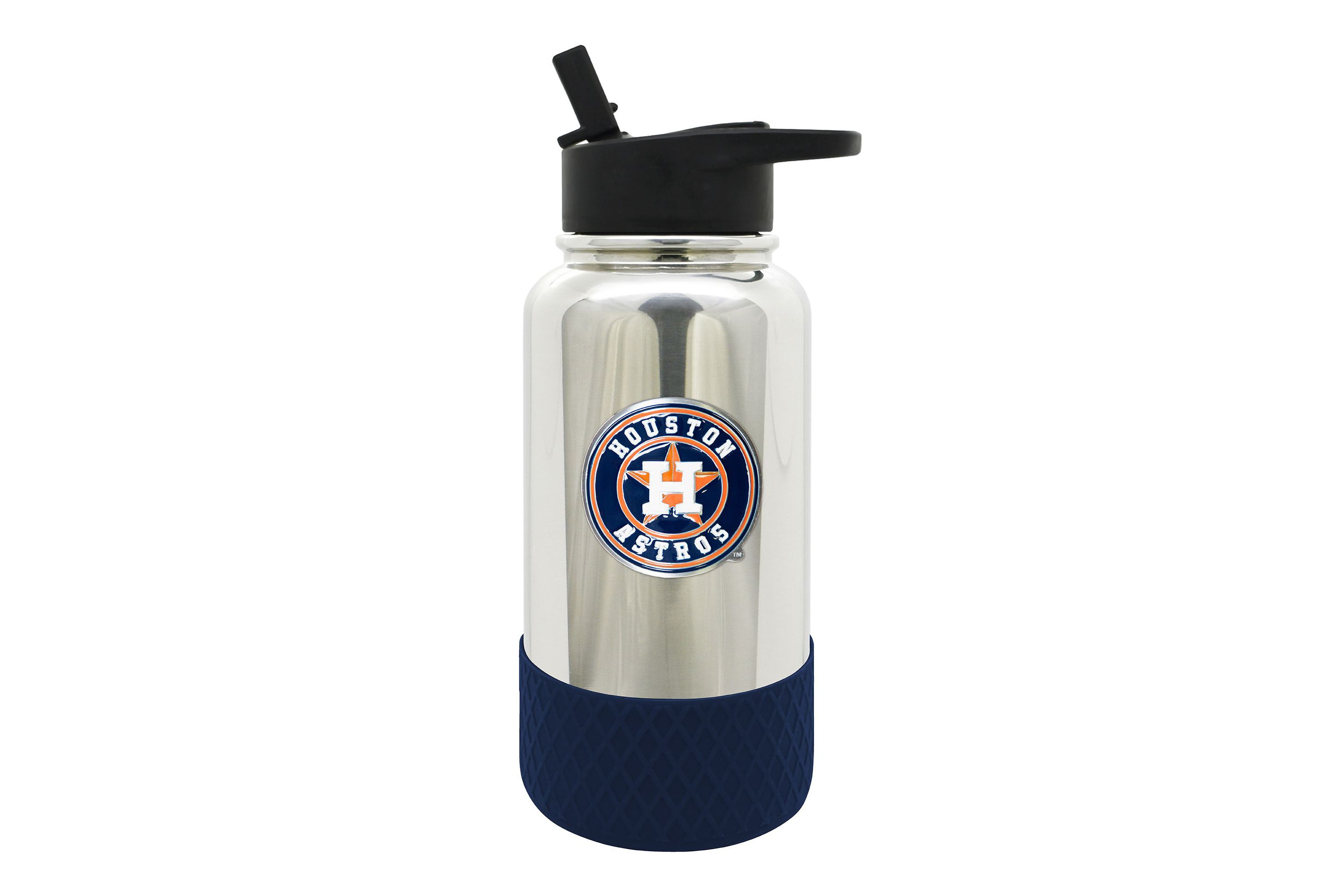 MLB Houston Astros 32oz Chrome Water Bottle