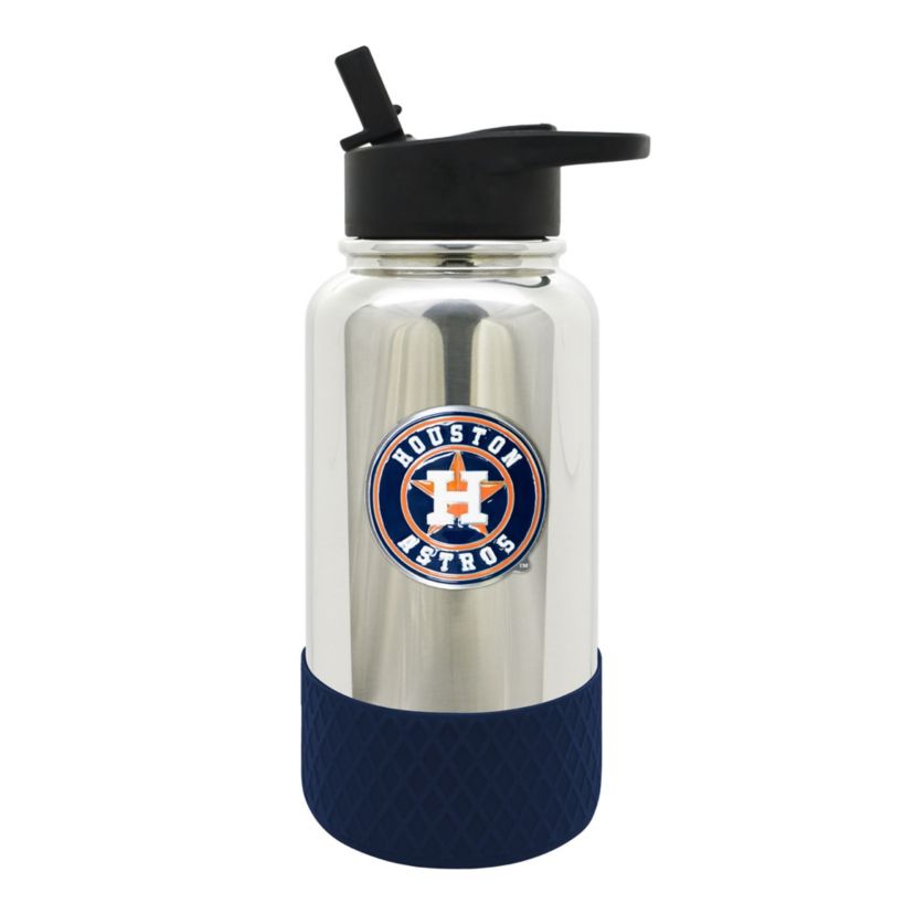 MLB Houston Astros 32oz Chrome Water Bottle