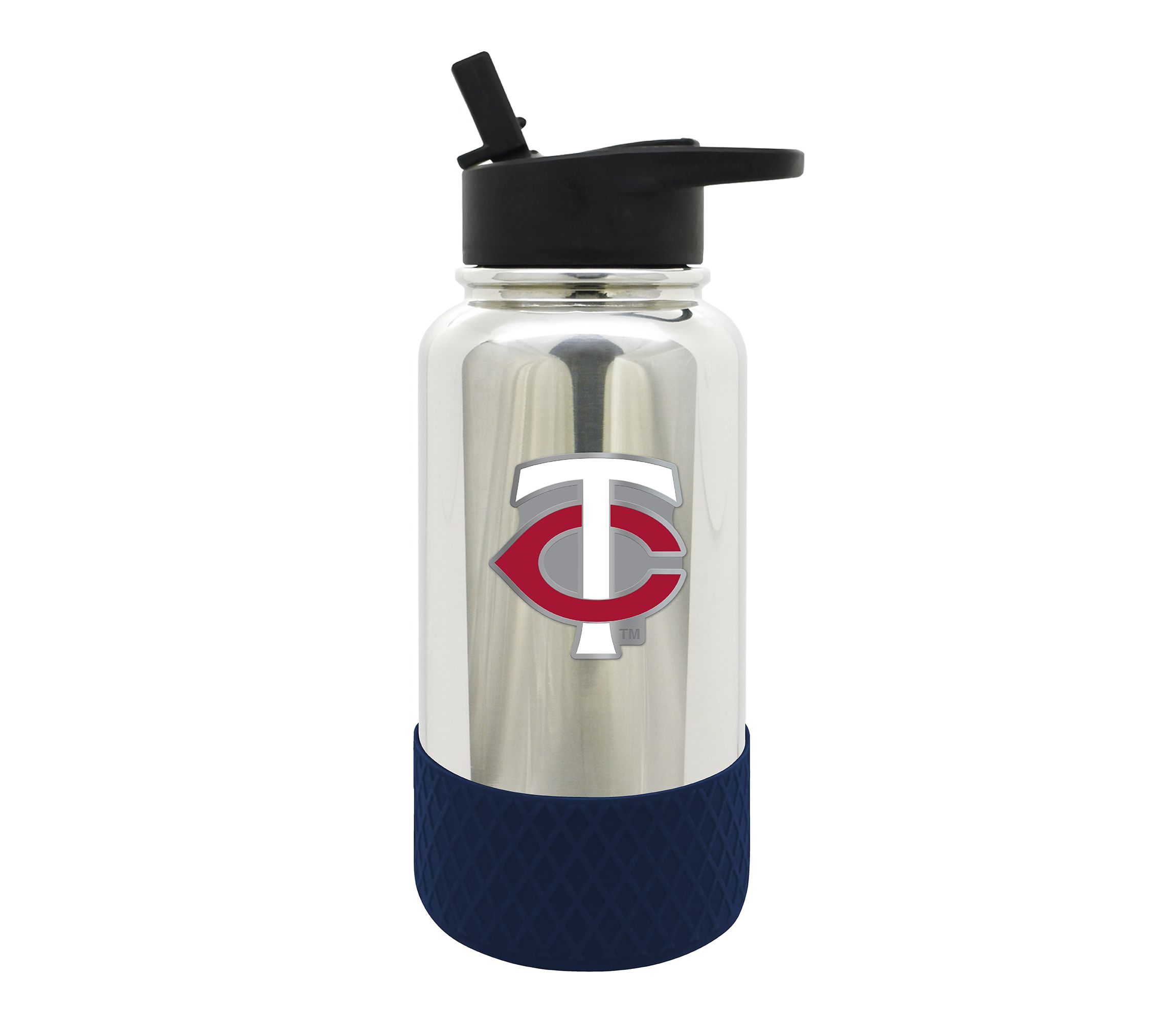 MLB New York Yankees 32oz Chrome Water Bottle