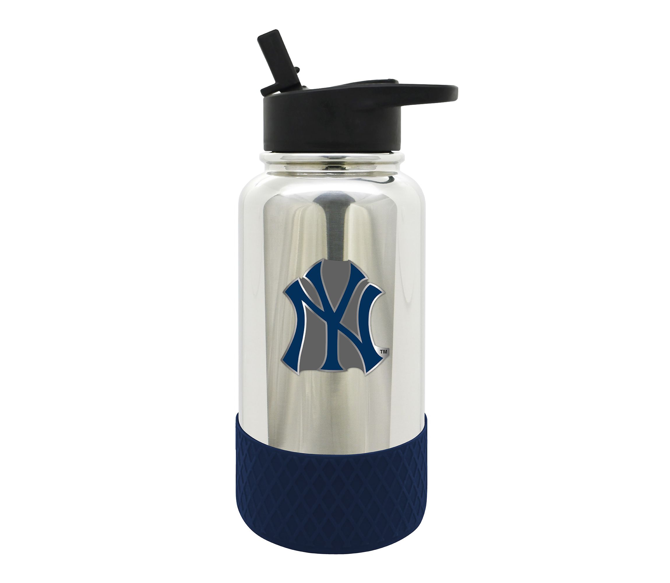 MLB New York Yankees 32oz Chrome Water Bottle