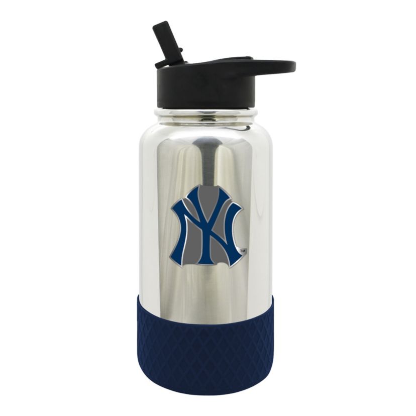 MLB New York Yankees 32oz Chrome Water Bottle