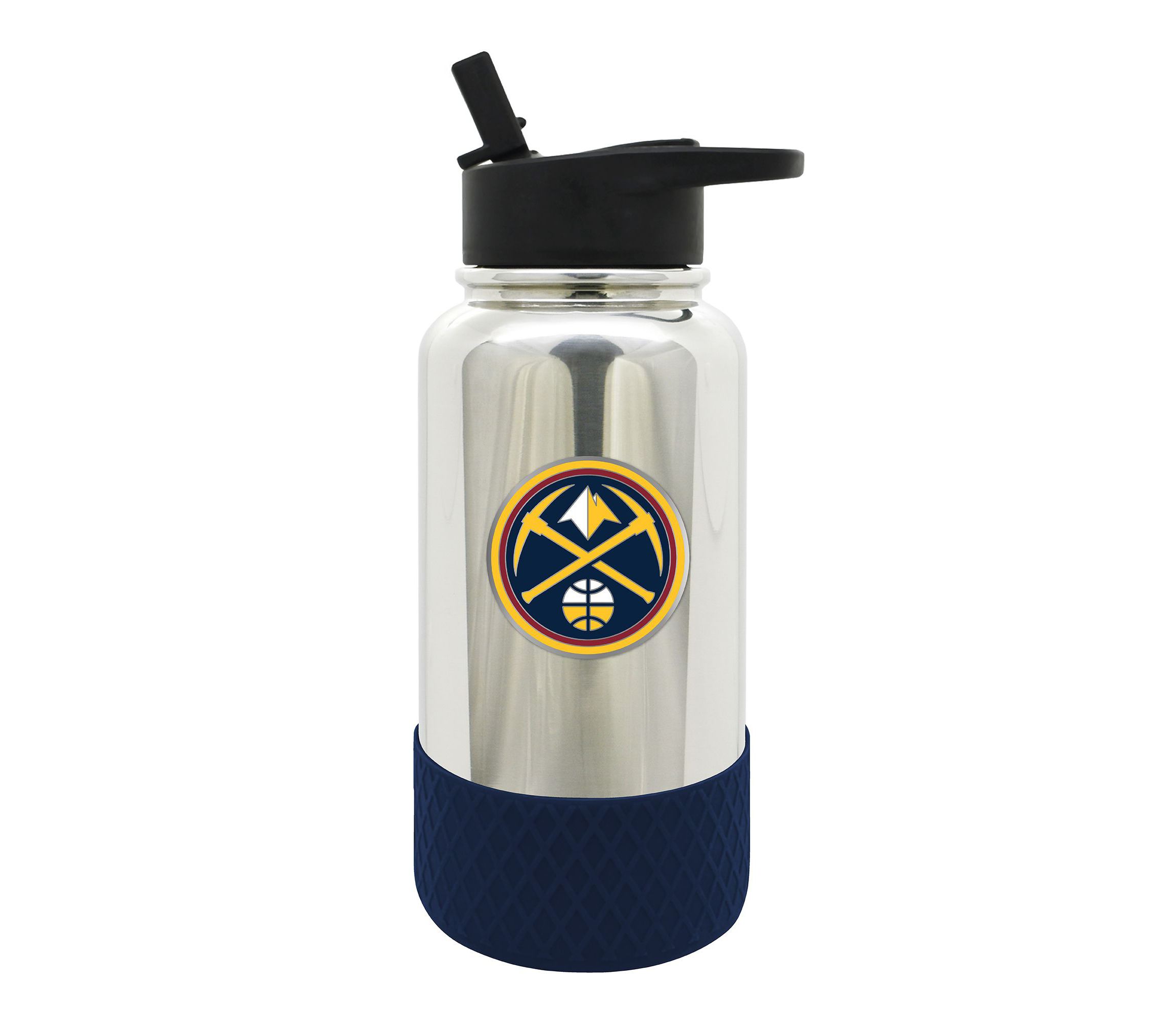 NBA Denver Nuggets 32oz Chrome Water Bottle