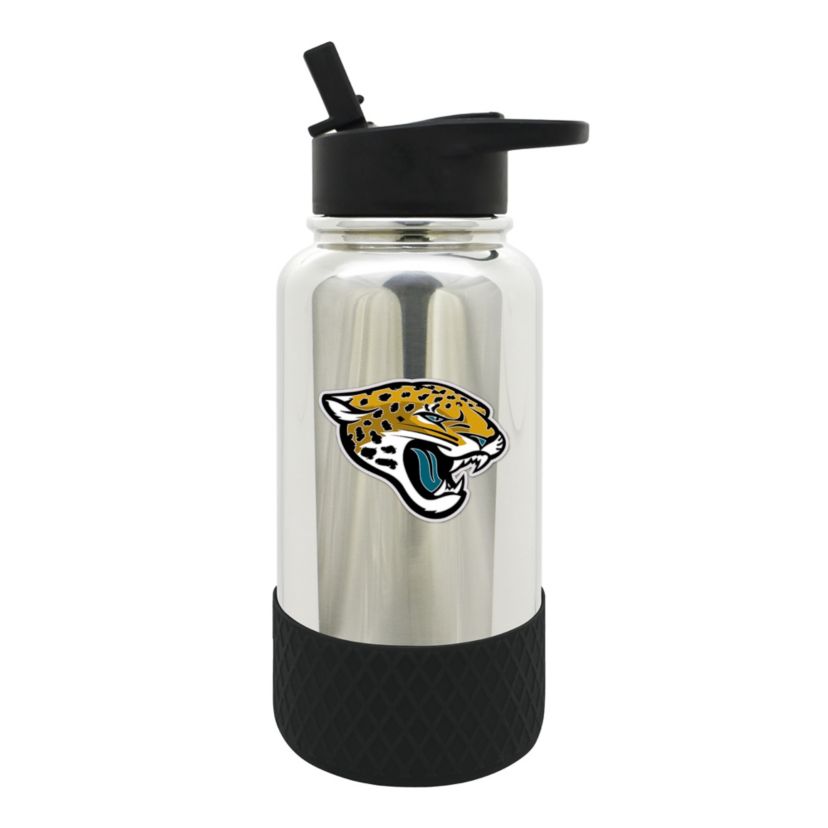 NFL Jacksonville Jaguars 32oz Chrome Water Bottle